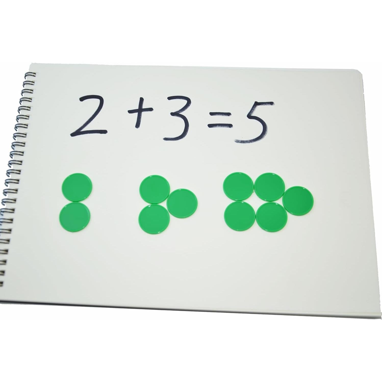 Set de 100 Fichas Plásticas 25mm SmartDealsPro Verde