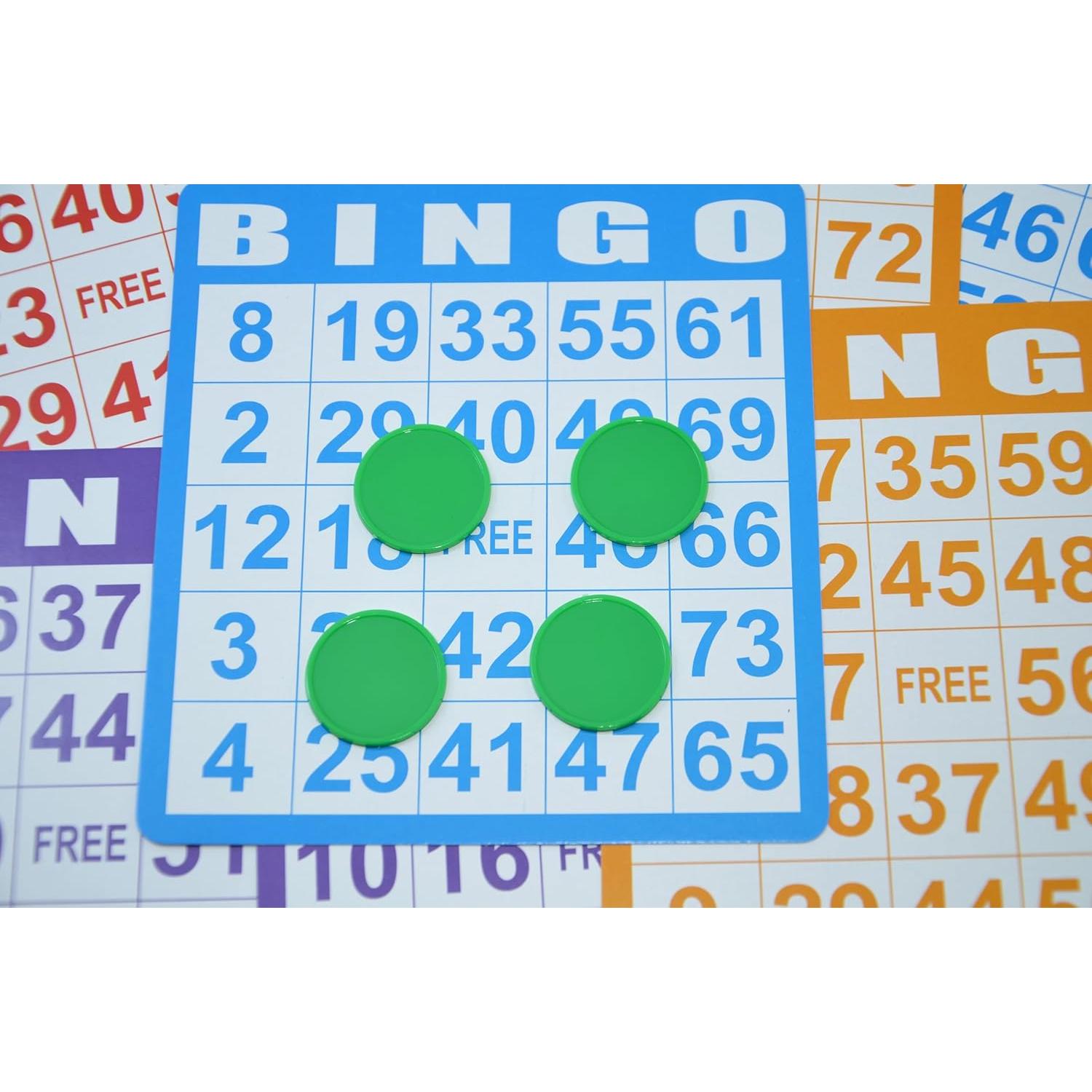 Set de 100 Fichas Plásticas 25mm SmartDealsPro Verde