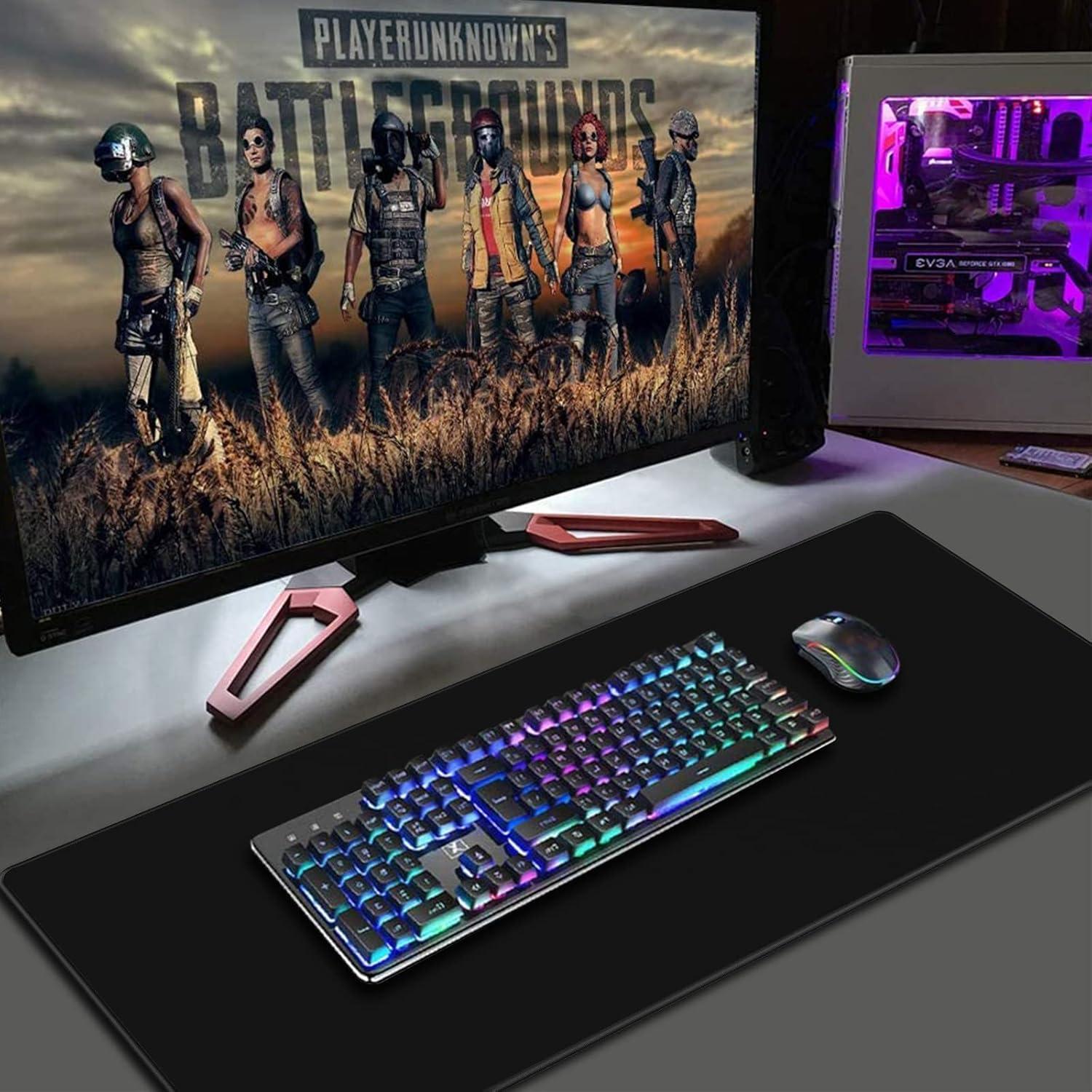 Alfombrilla de Ratón Grande Anpollo 90x40cm Antideslizante