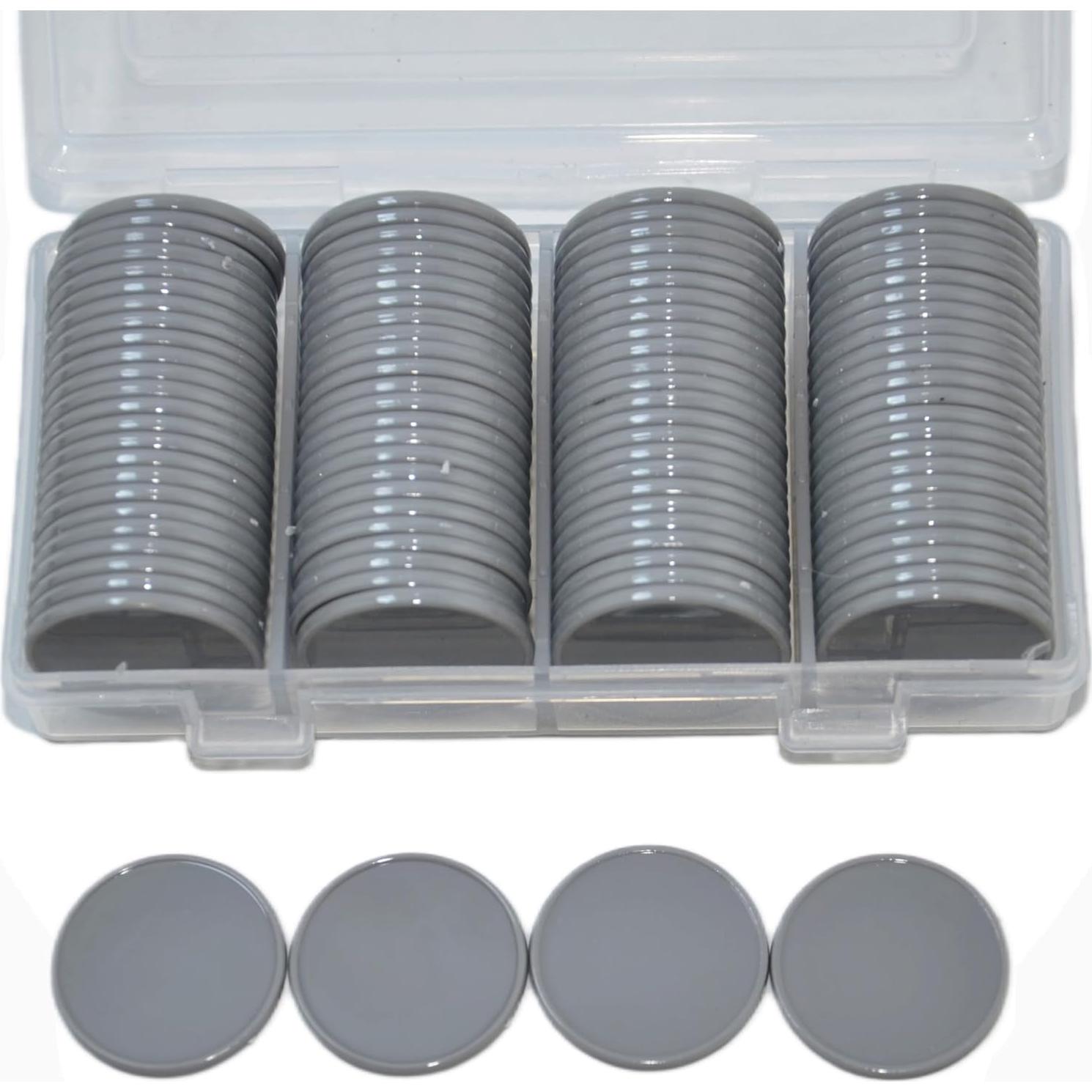 Set de 100 Fichas de Plástico 25mm SmartDealsPro con Caja