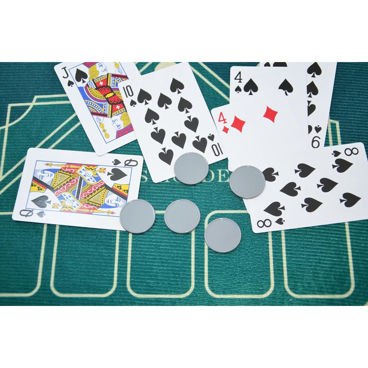 Set de 100 Fichas de Plástico 25mm SmartDealsPro con Caja