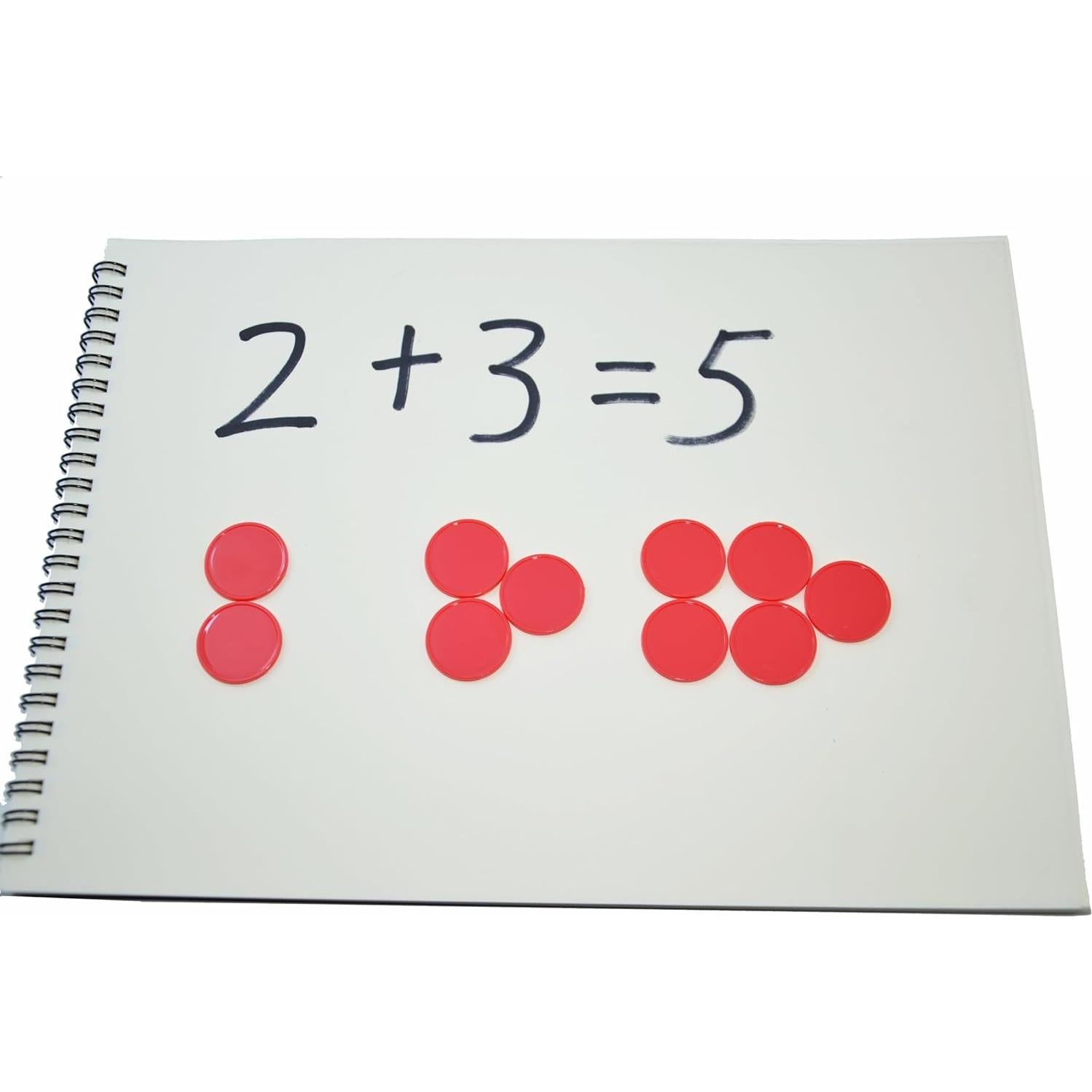 Set de 100 Fichas Plásticas 25mm SmartDealsPro Rojo