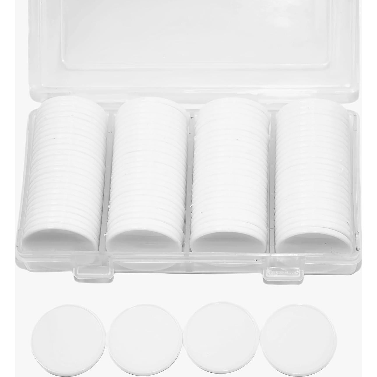 Set de 100 Fichas de Plástico SmartDealsPro 25mm con Caja