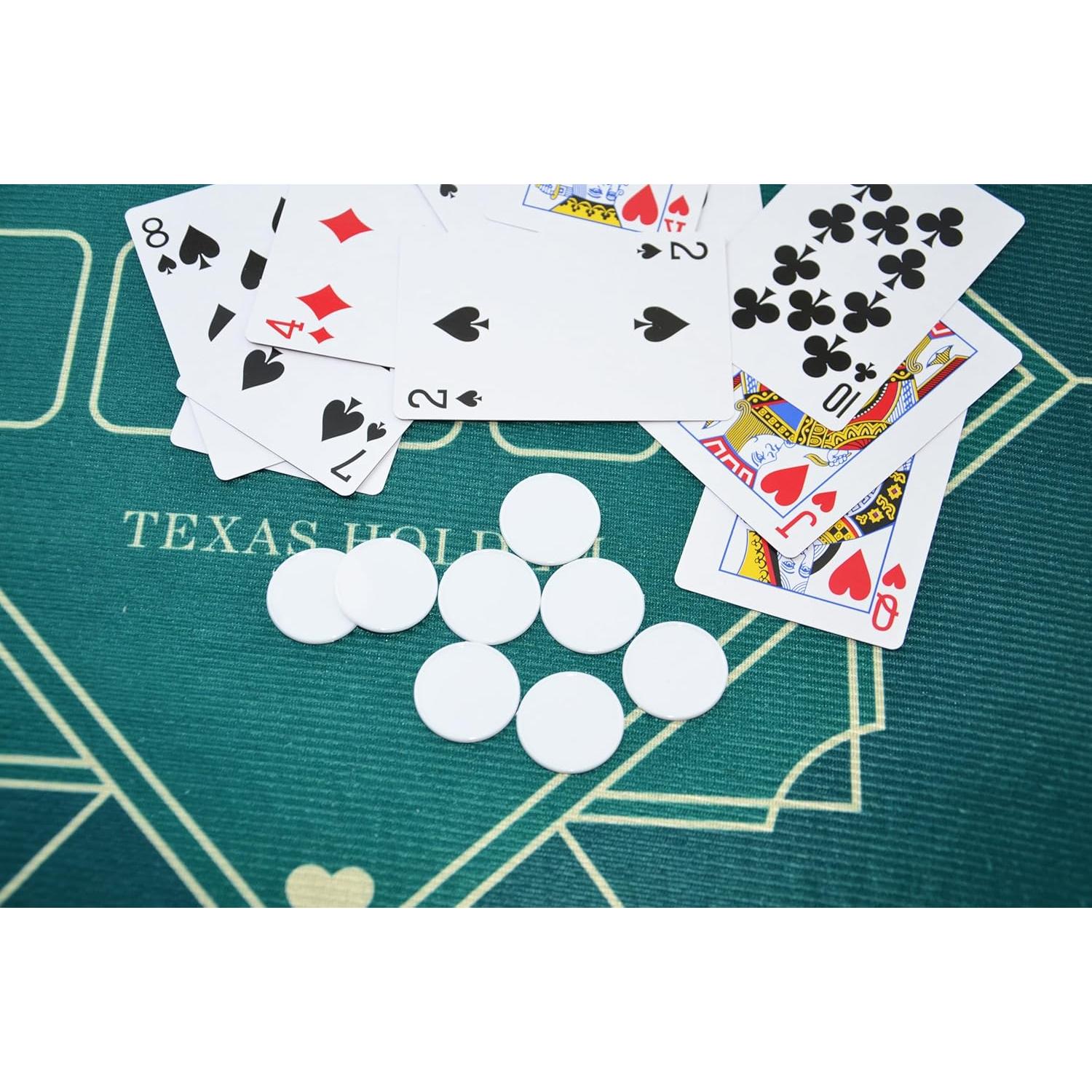 Set de 100 Fichas de Plástico SmartDealsPro 25mm con Caja