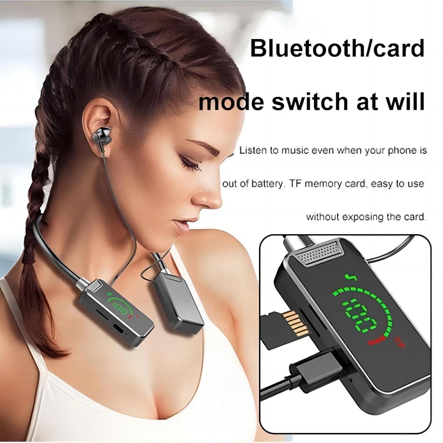 Auriculares Inalámbricos Bluetooth 5.3 con Tarjeta de Sonido