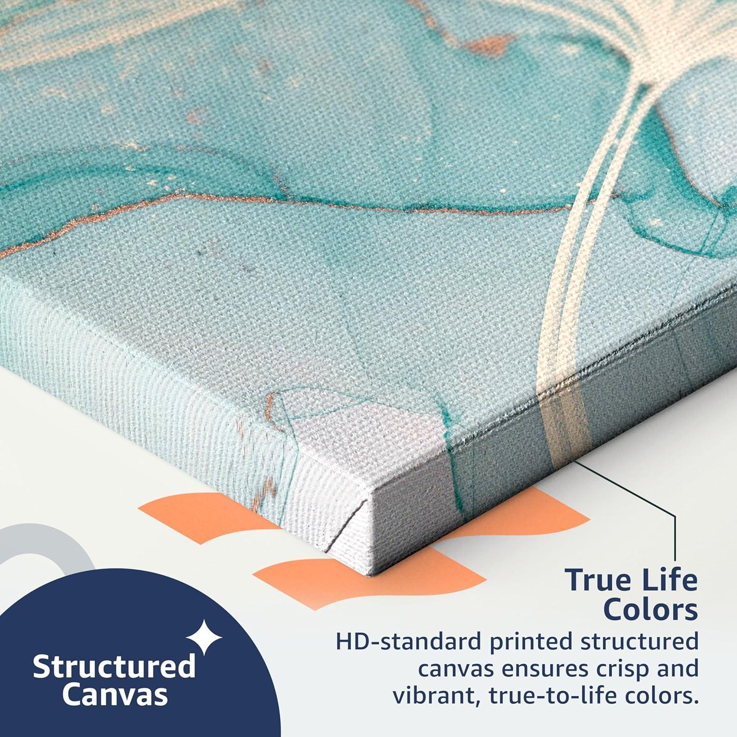 Lienzo Decorativo Artgeist 90x30 cm Abstracto Beige Marrón