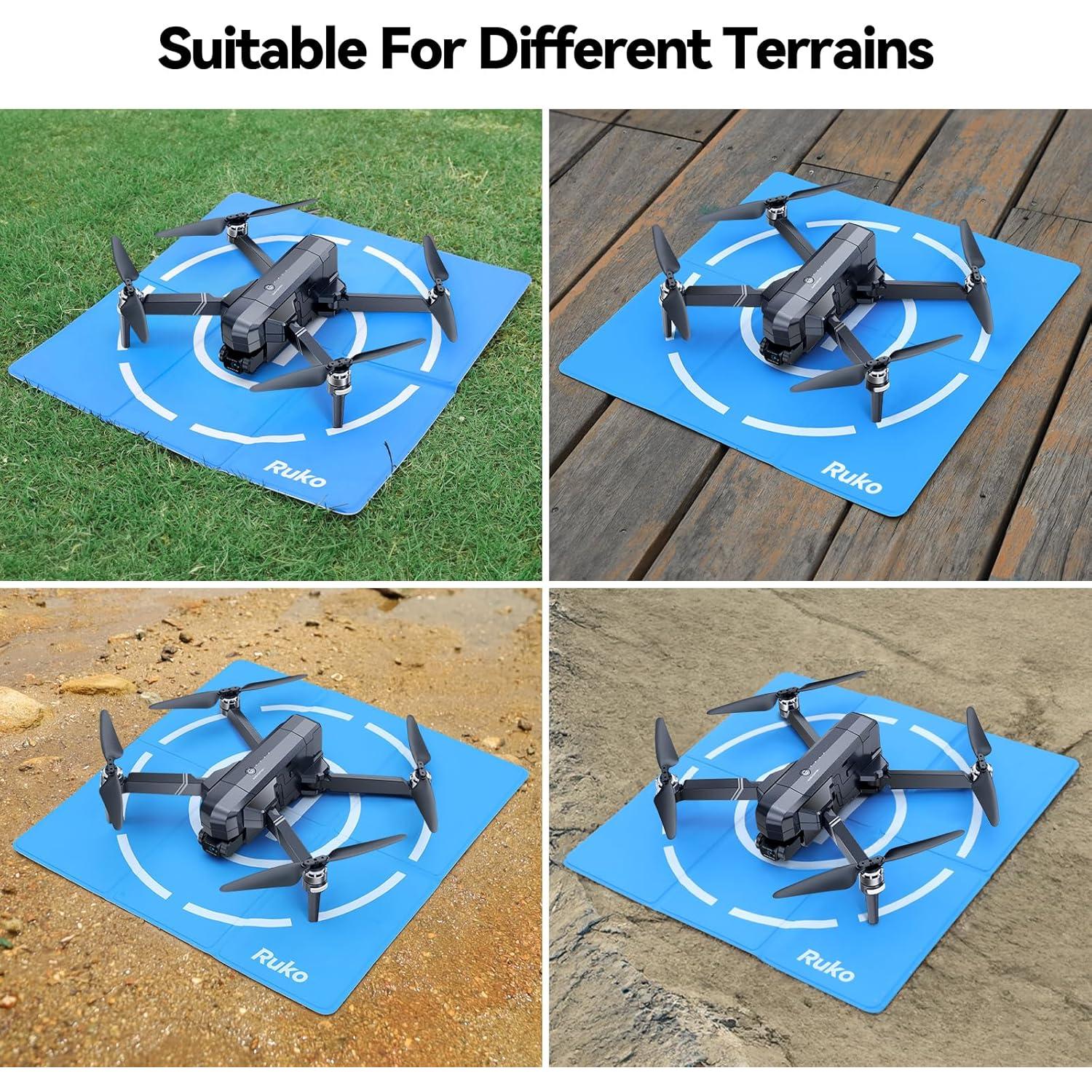 Plataforma de Aterrizaje Ruko H002 42.8cm Plegable Impermeable