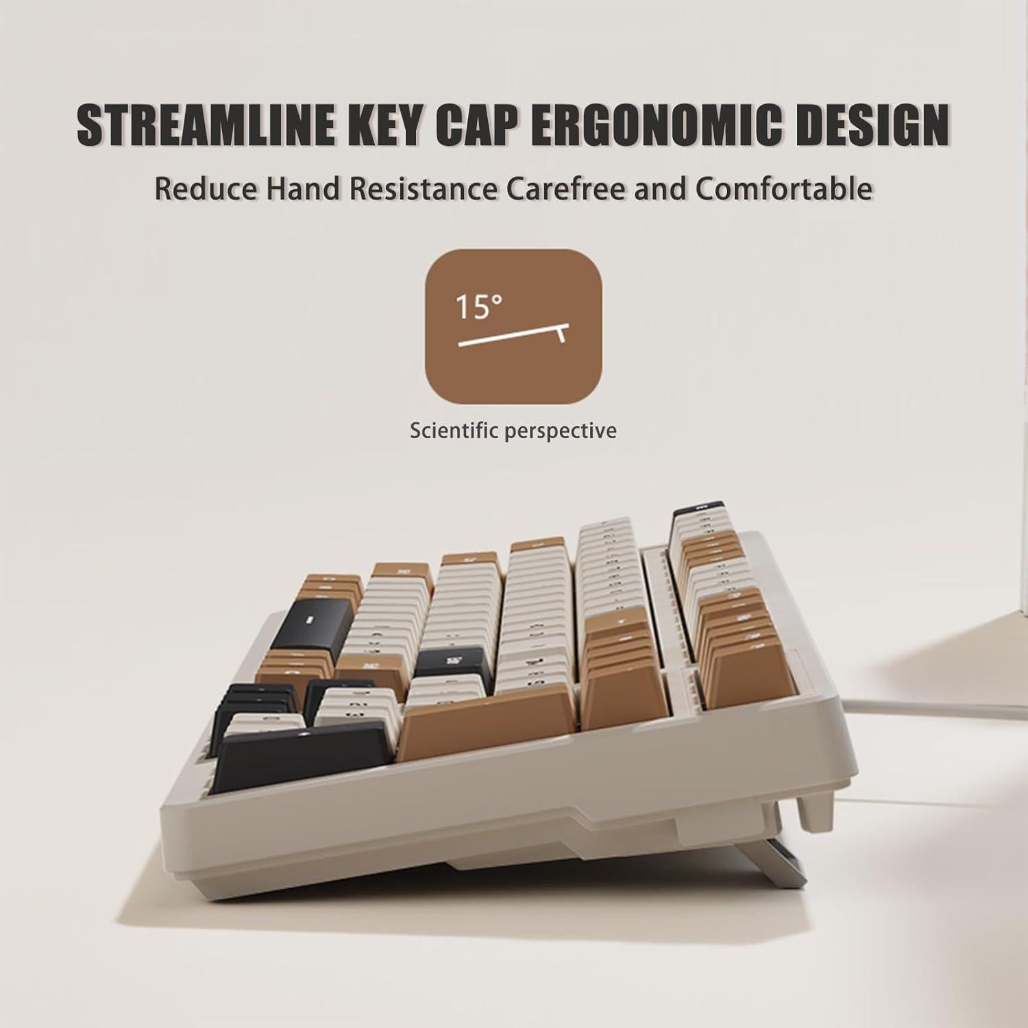 Teclado Mecánico Basaltech J80 TKL 100 Teclas RGB Interruptores Rojos