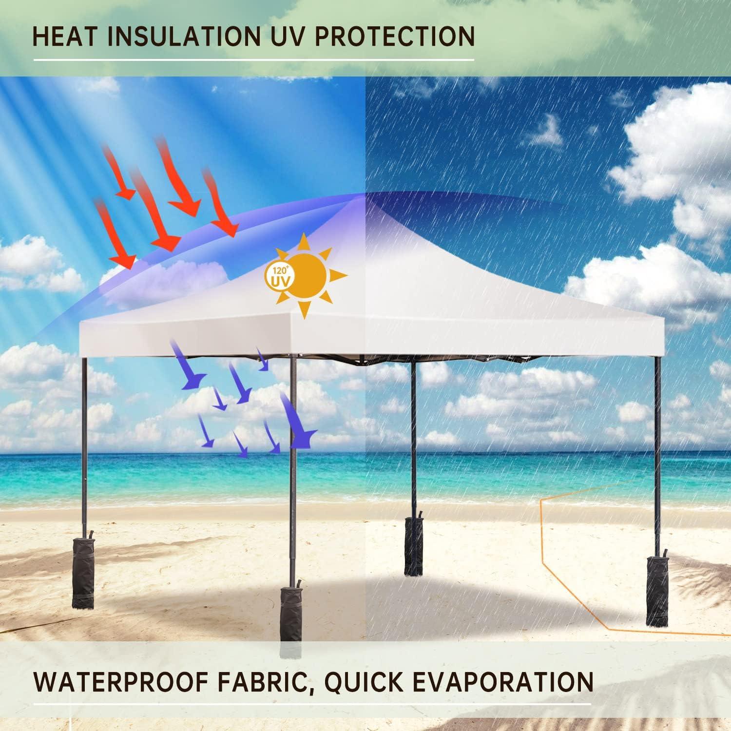 Carpa Plegable 3x3m Dopinmin Impermeable para Eventos y Camping