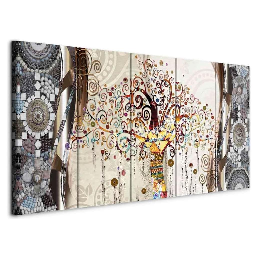 Lienzo Impreso Artgeist Gustav Klimt 100x40 cm 5 Piezas