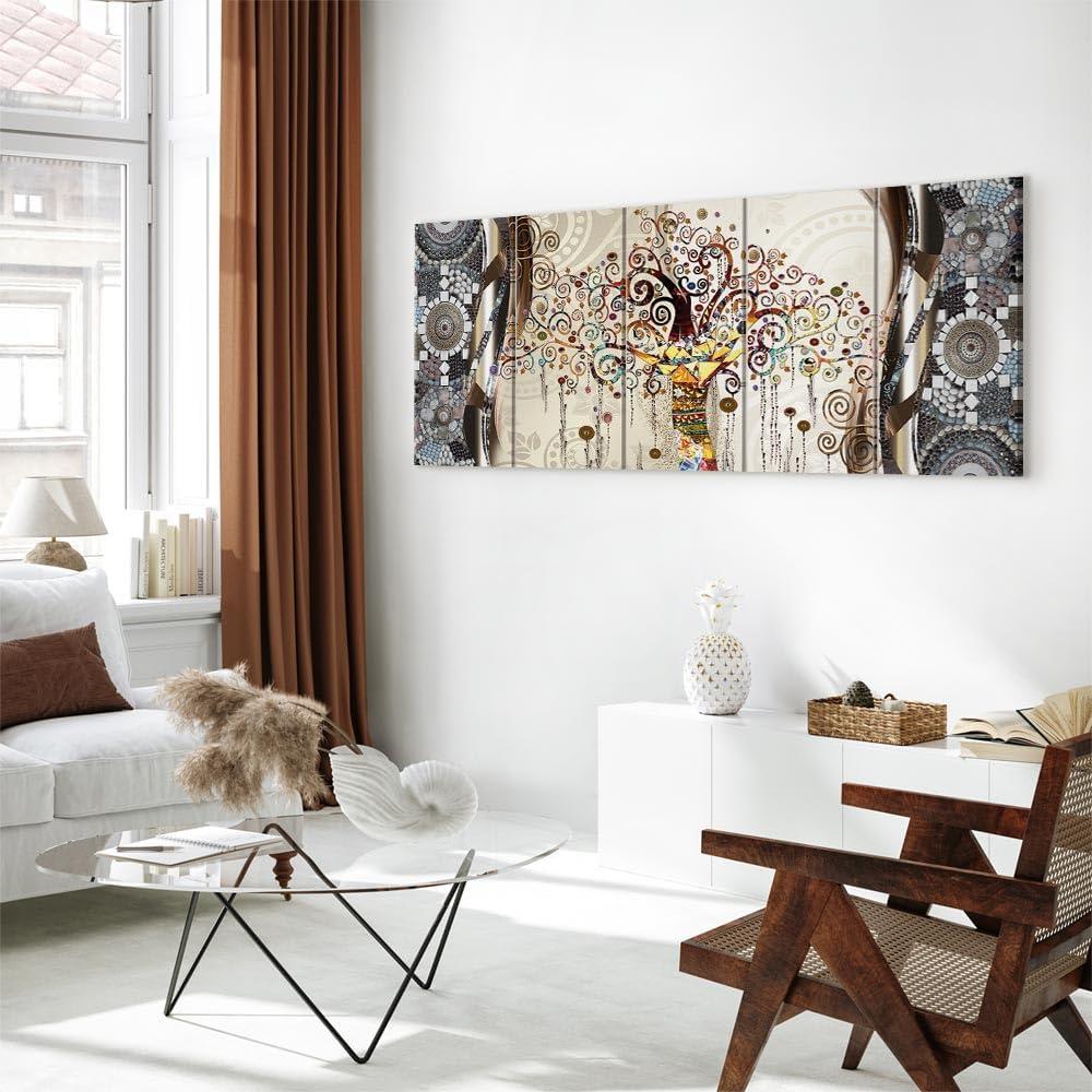 Lienzo Impreso Artgeist Gustav Klimt 100x40 cm 5 Piezas