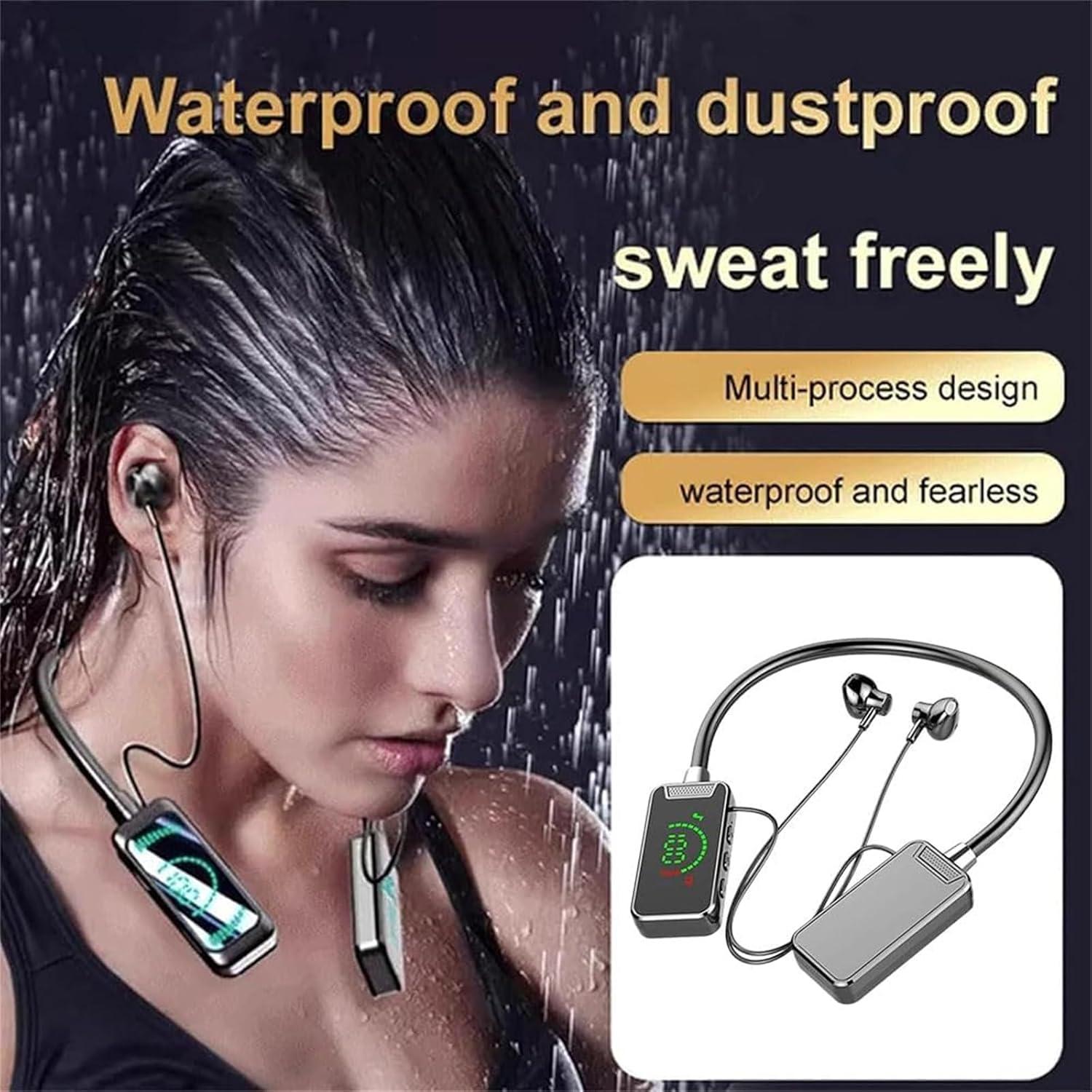 Auriculares Bluetooth Deportivos Foihletpath con Micrófono y Pantalla LED