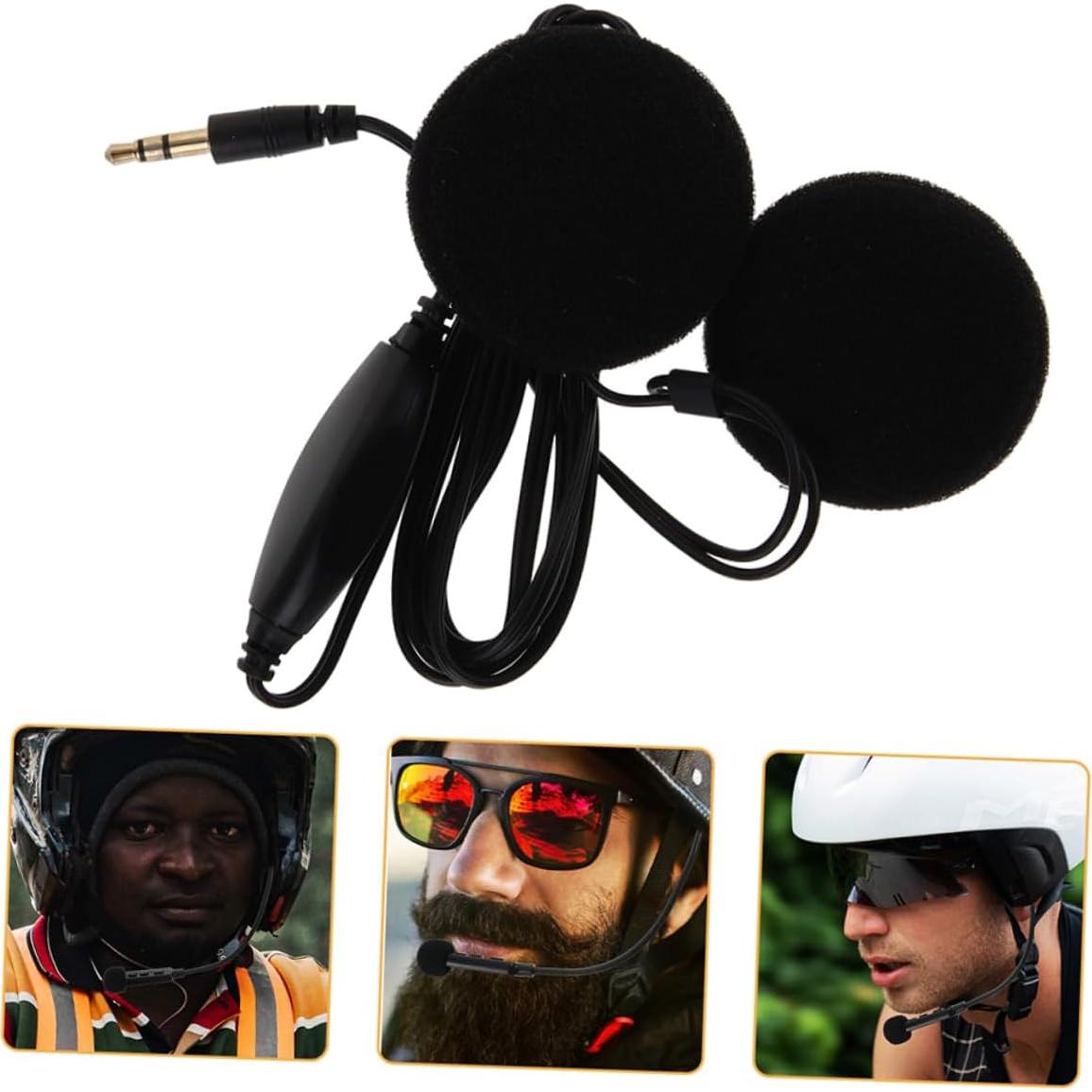 Auriculares GLEAVI para Motocicleta con Micrófono - Reducción de Ruido