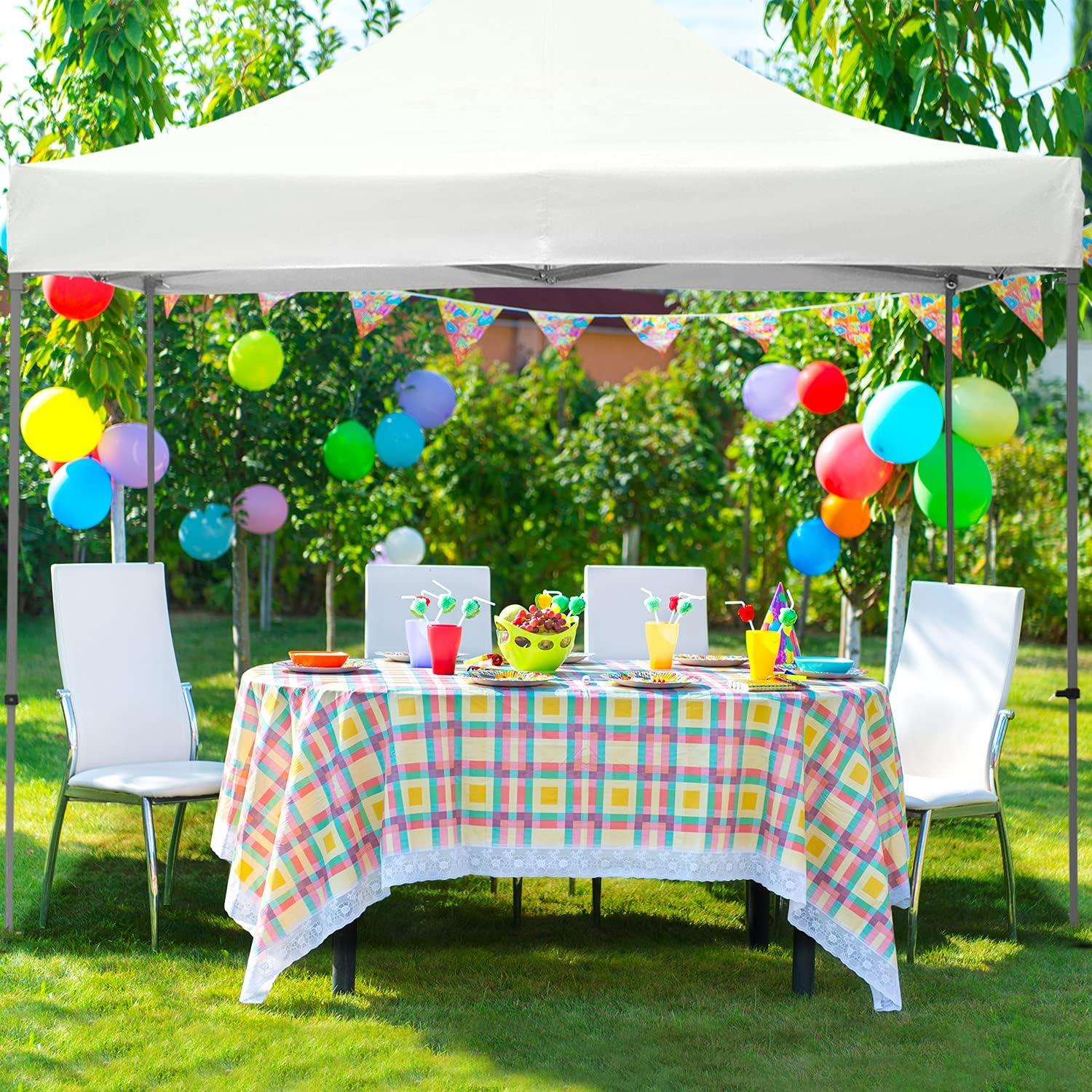 Carpa Plegable 3x3m DOIT Blanca Impermeable Ajustable