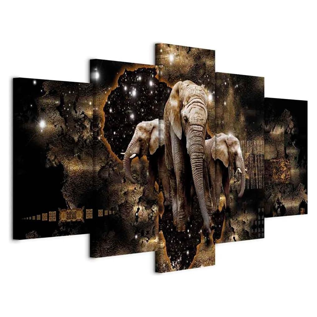 Lienzo Acústico Artgeist África 100x50 cm - 5 Piezas
