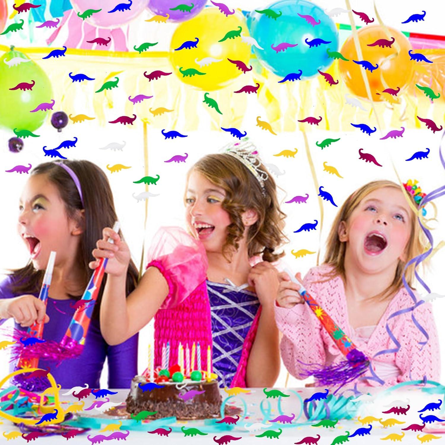 Confeti Dinosaurio JNSAXMI Metalizado 1900 Piezas Fiesta