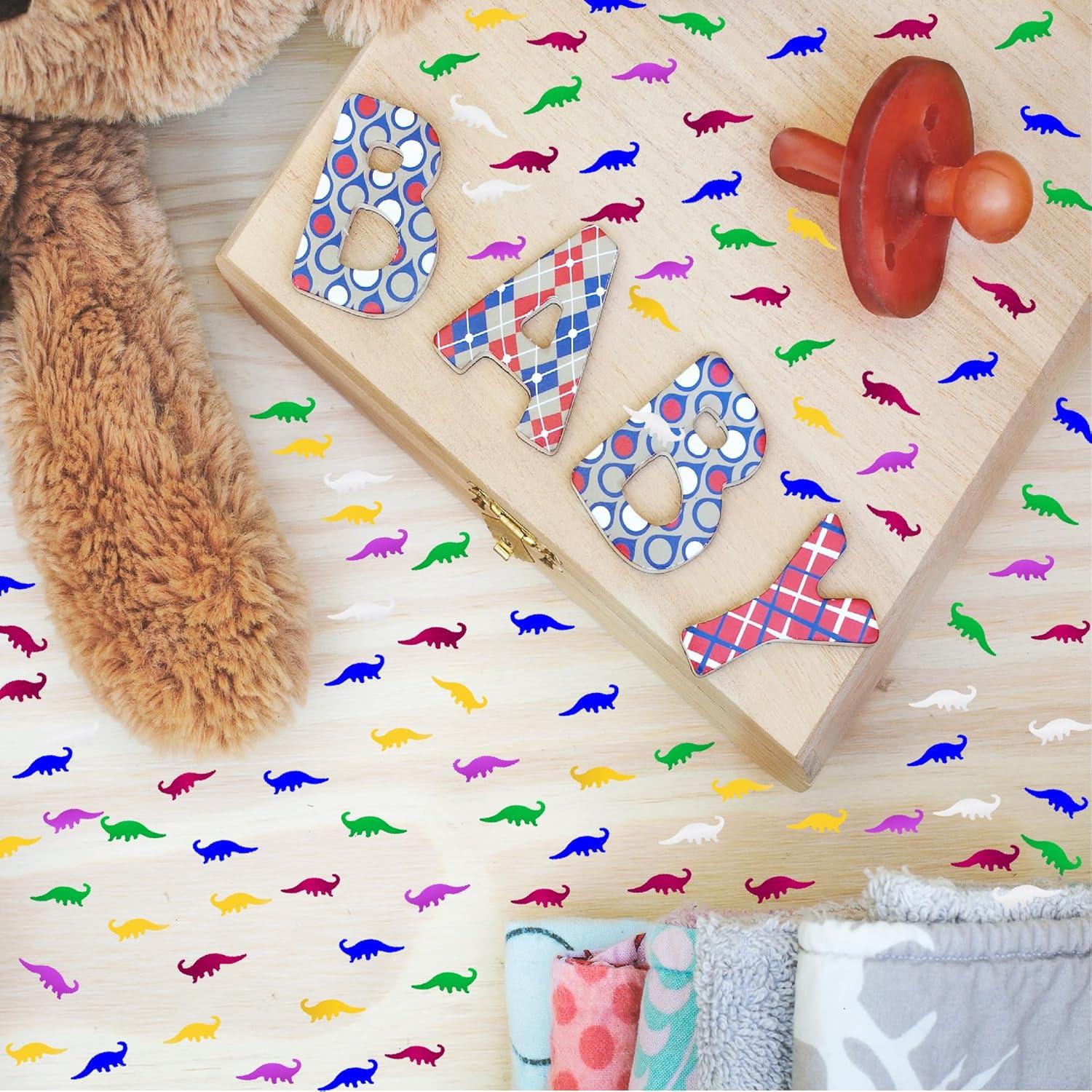 Confeti Dinosaurio JNSAXMI Metalizado 1900 Piezas Fiesta