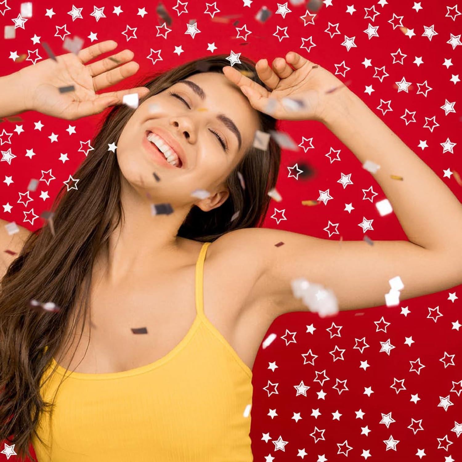 Confeti Estrella Metalizado JNSAXMI 1.78 cm 2 Tamaños