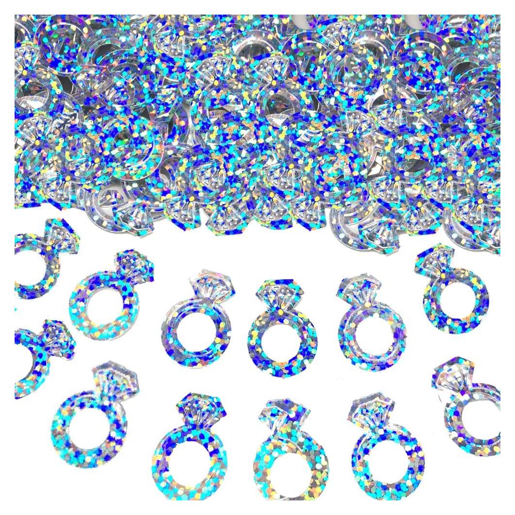 Confeti de Mesa JNSAXMI Plateado Iridiscente 900 Piezas