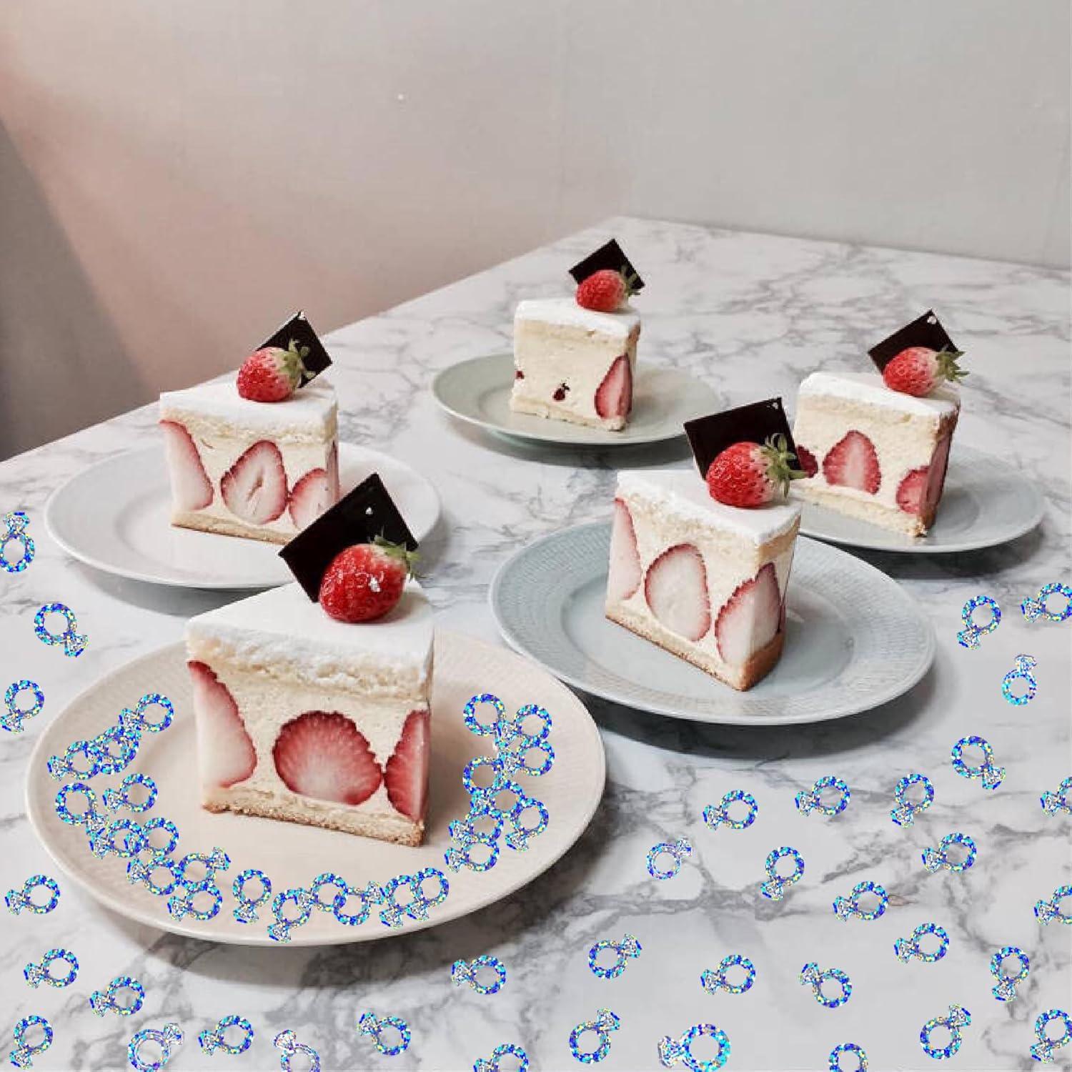 Confeti de Mesa JNSAXMI Plateado Iridiscente 900 Piezas