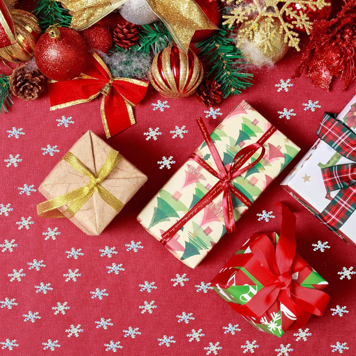 Confeti Copo de Nieve JNSAXMI Metalizado 2 cm 1100 Piezas