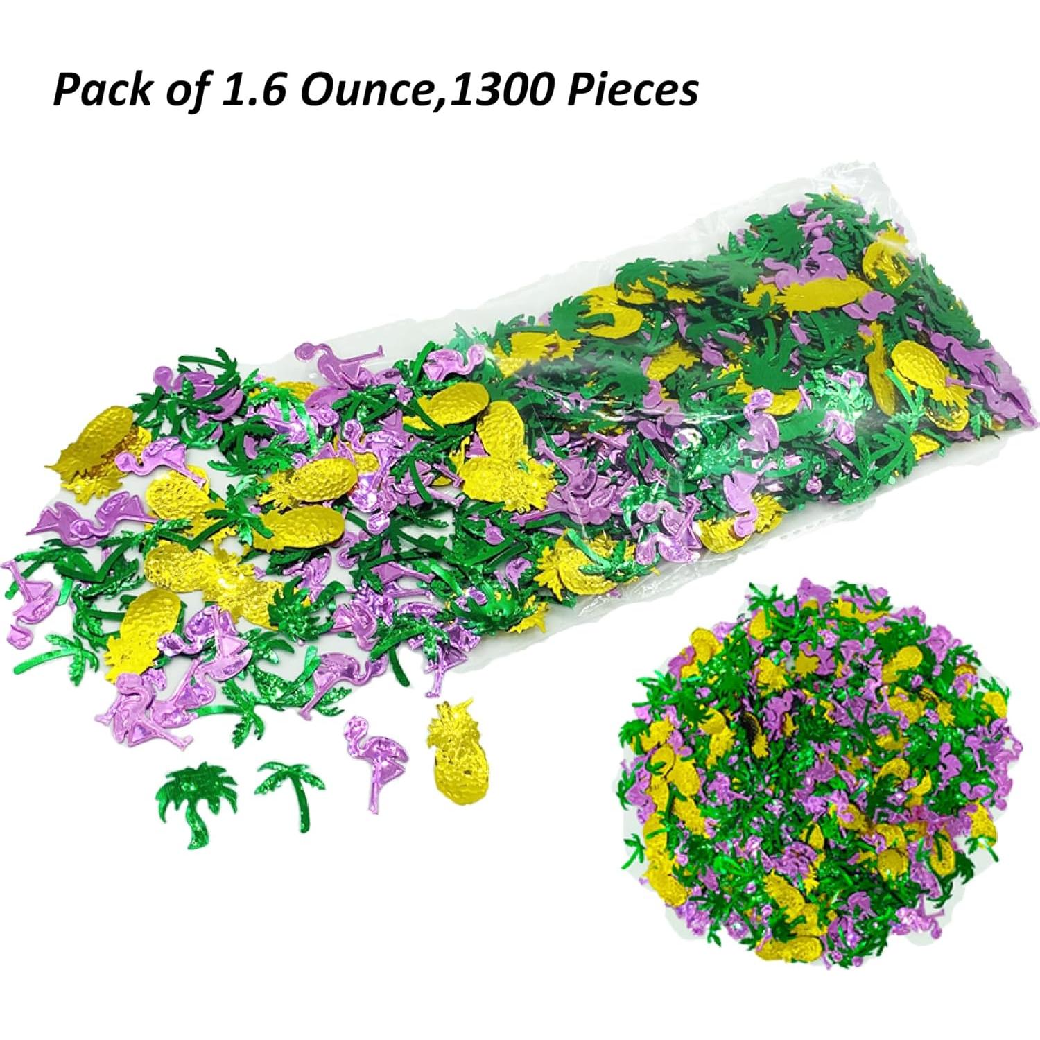 Confeti de Mesa Foil Metálico JNSAXMI Selva Tropical 1300 Pzs
