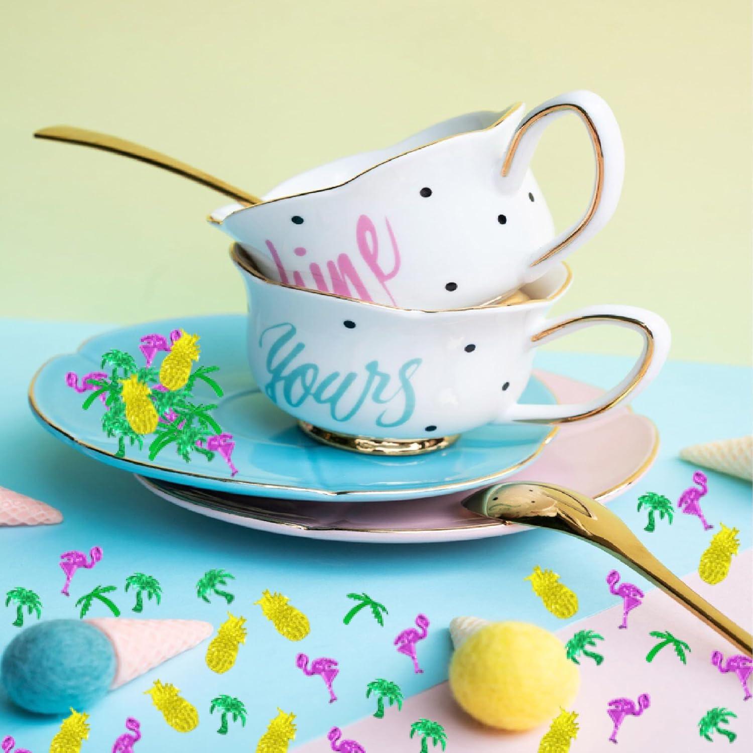 Confeti de Mesa Foil Metálico JNSAXMI Selva Tropical 1300 Pzs