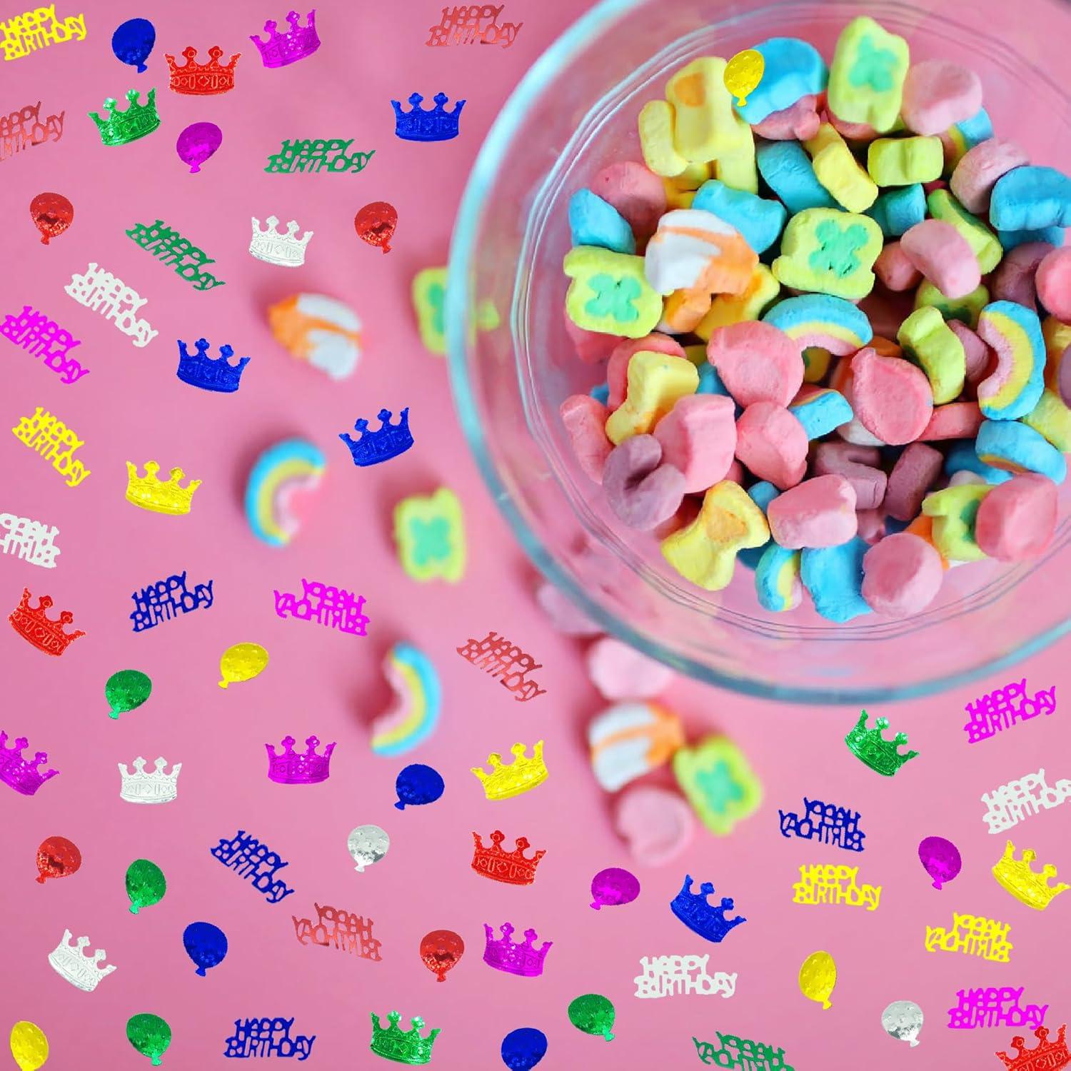 Confeti de Cumpleaños JNSAXMI Multicolor Metalizado 900 Piezas