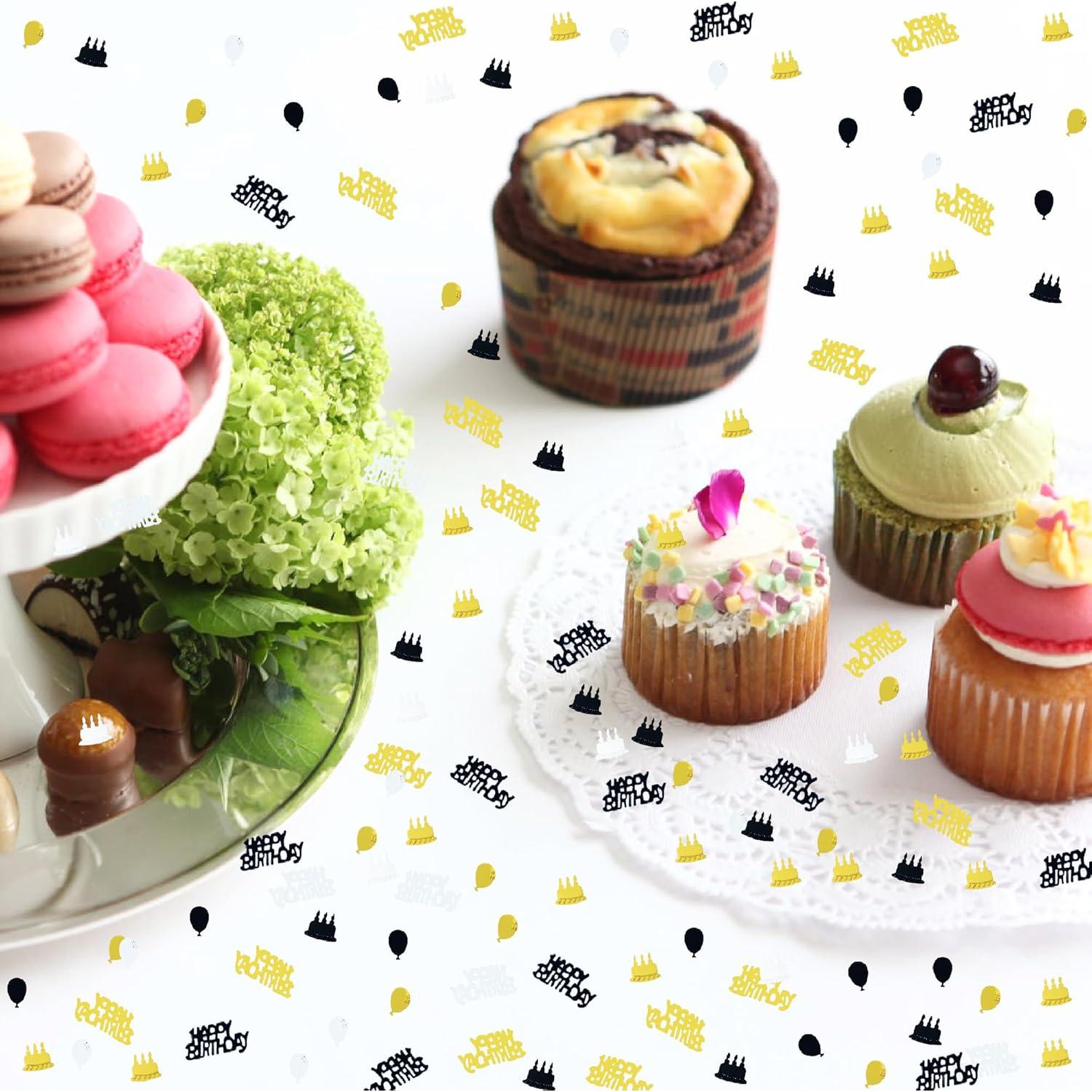 Confeti Metalizado JNSAXMI Cumpleaños Multicolor 900 Piezas