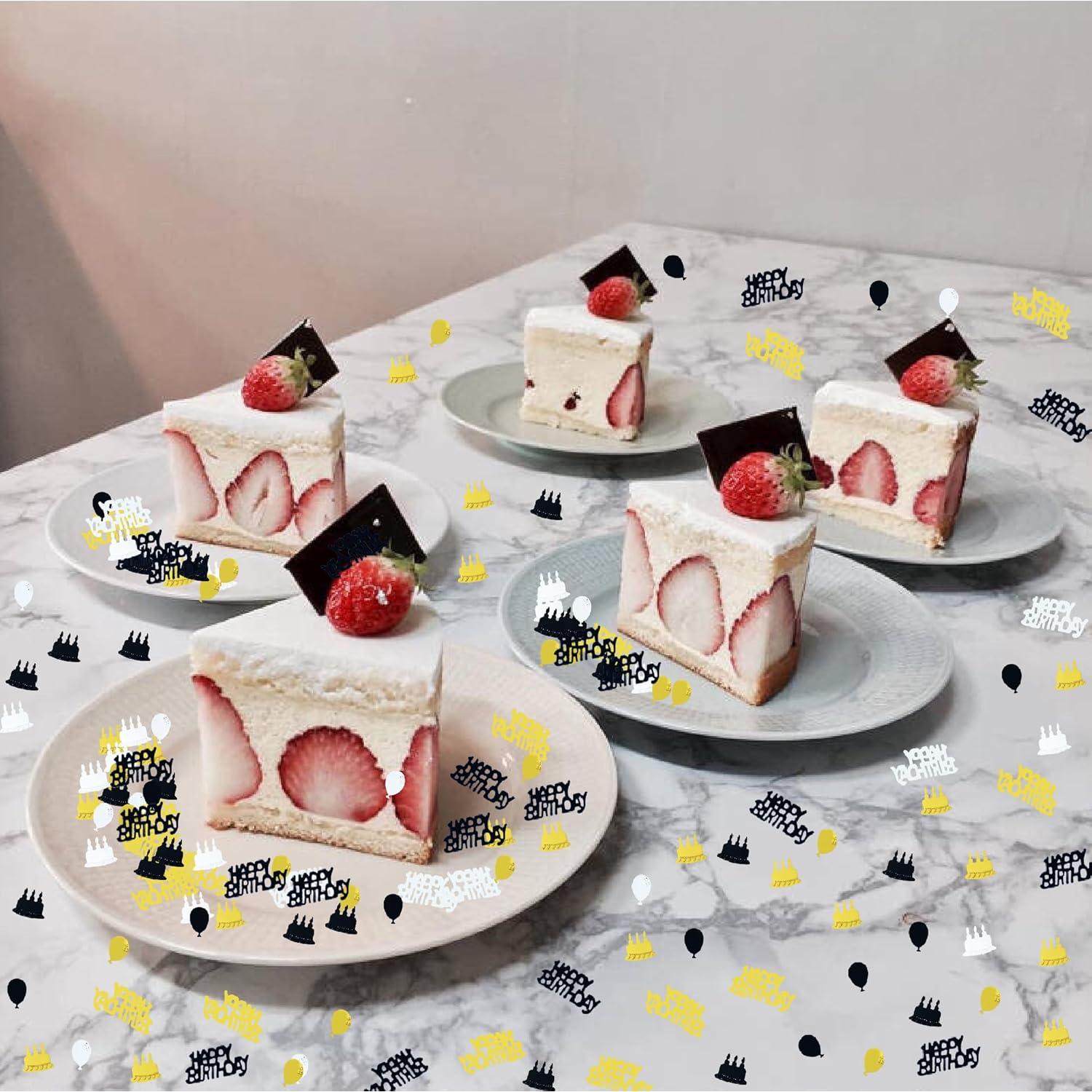 Confeti Metalizado JNSAXMI Cumpleaños Multicolor 900 Piezas