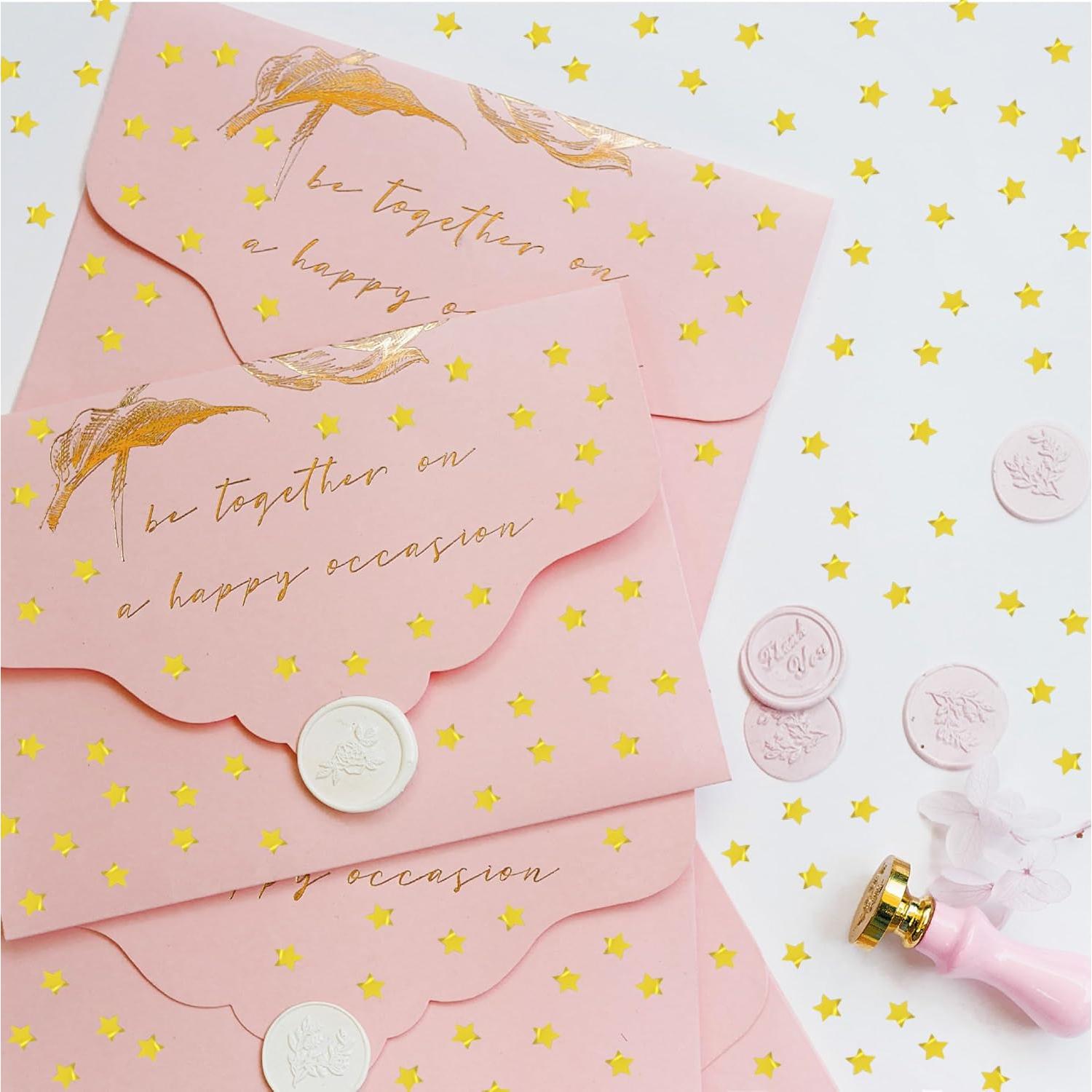 Confeti Estrella Dorada 10mm JNSAXMI para Fiestas