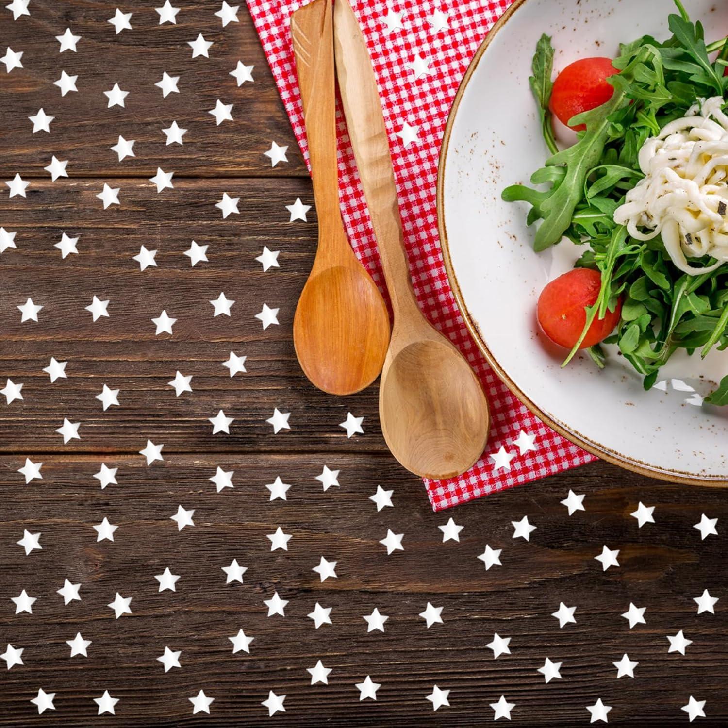 Confeti Estrella JNSAXMI Plateado 1.27 cm 1500 Piezas