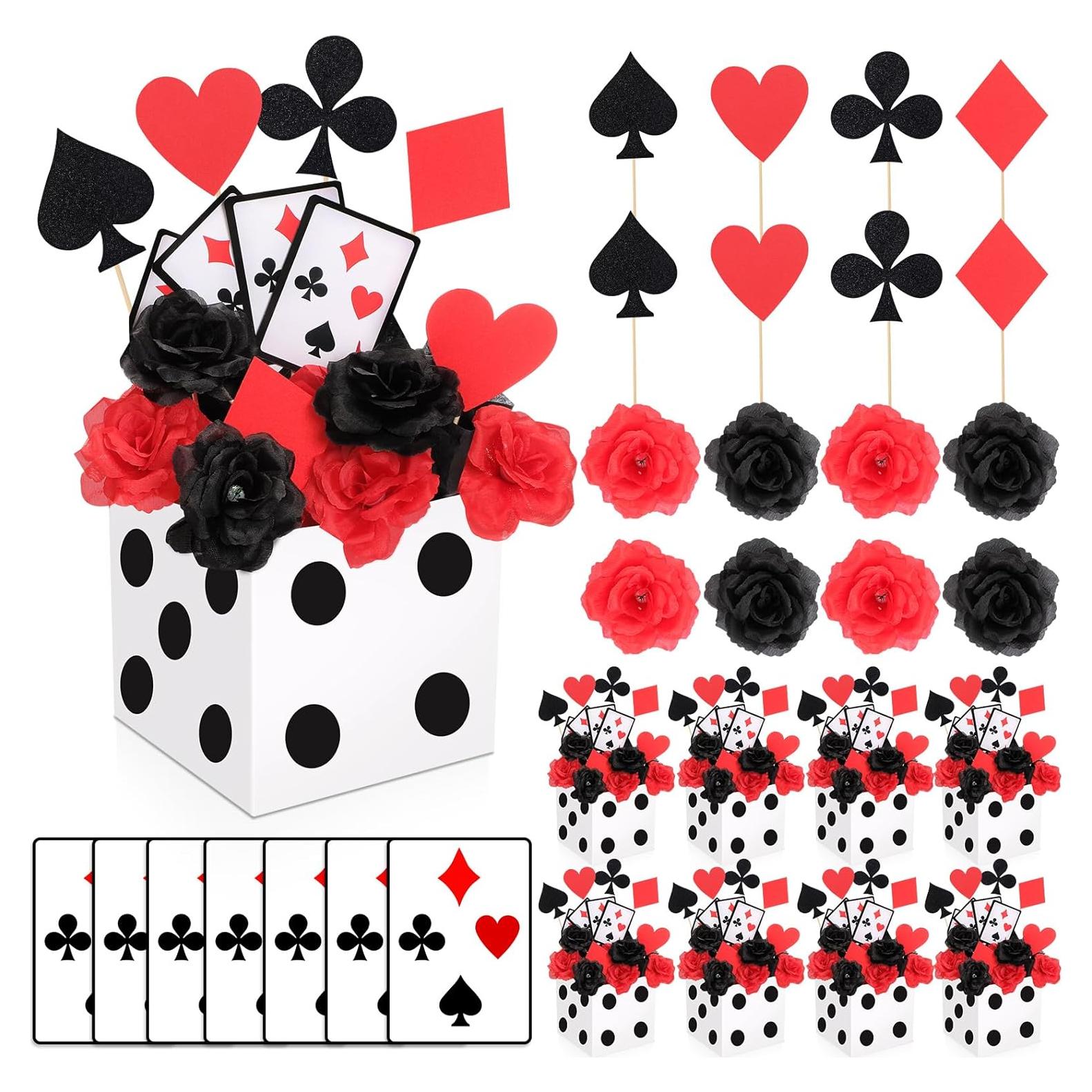 8 Decoraciones de Fiesta Temática de Casino WinnerWhy