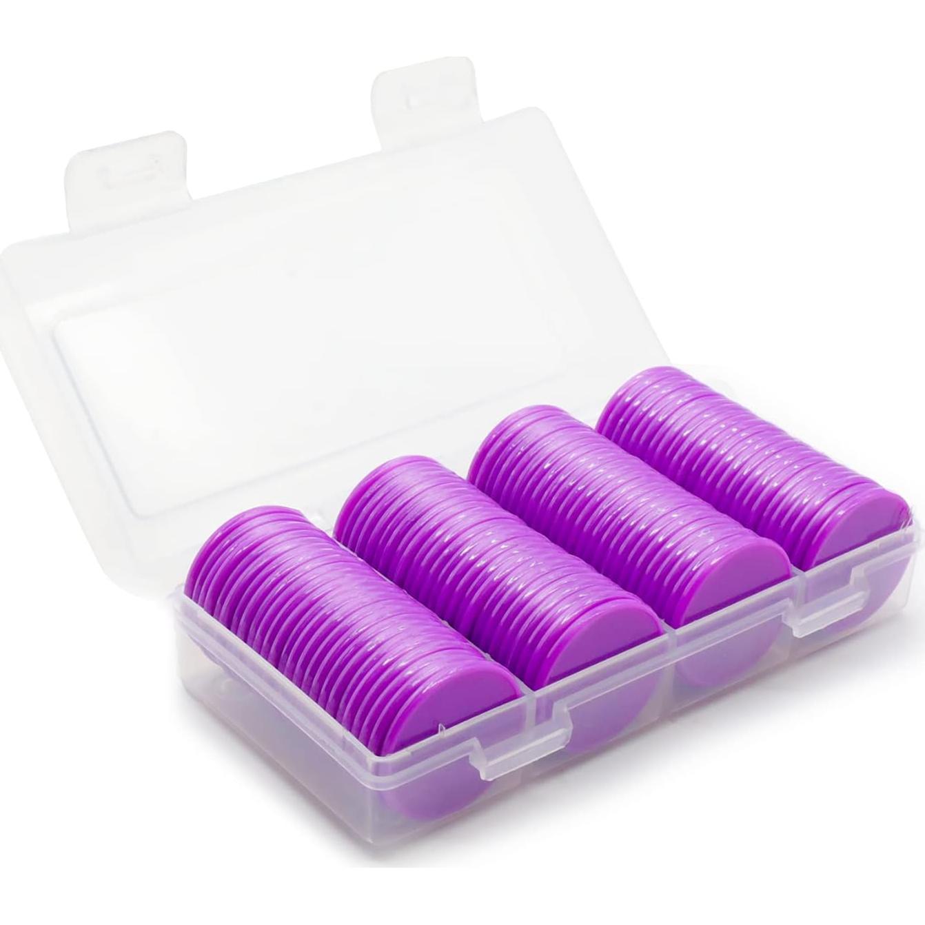 Juego de 100 Fichas de Plástico para Aprendizaje 25 mm