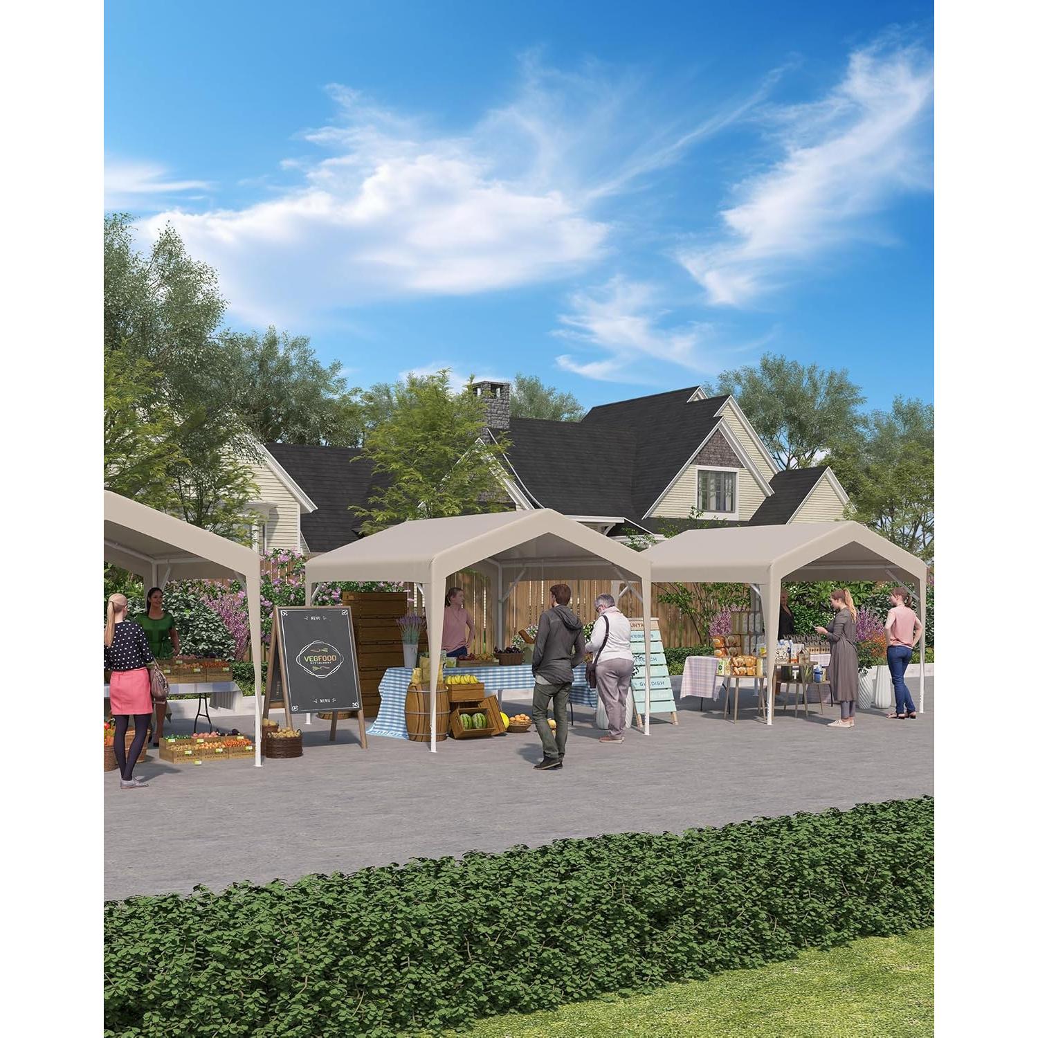 Carpa Gazebo Impermeable Hipicute 2.13x2.13m para Eventos