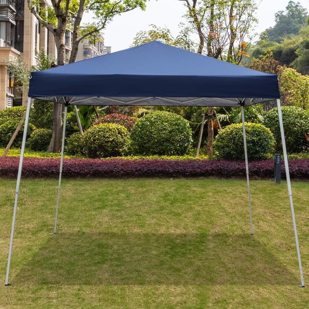 Carpa Plegable Impermeable Sepnefi 10x10m Azul para Exterior