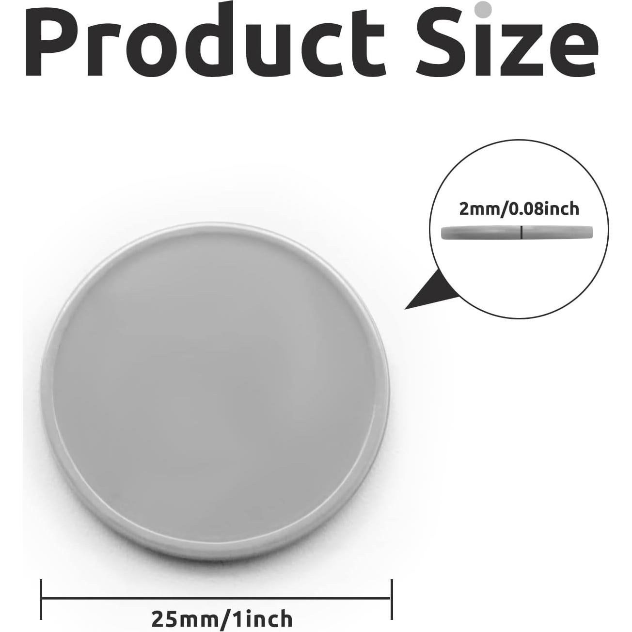 Juego de 100 Fichas de Plástico para Aprendizaje 25 mm