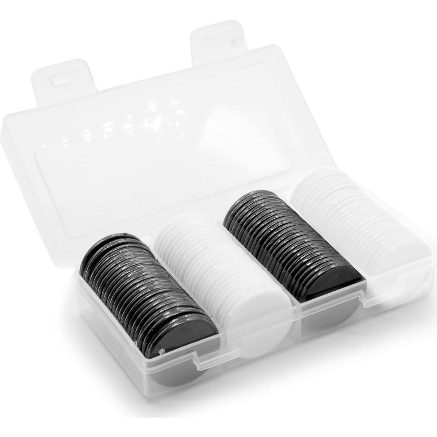 Juego de 100 Fichas de Plástico para Aprendizaje 25 mm