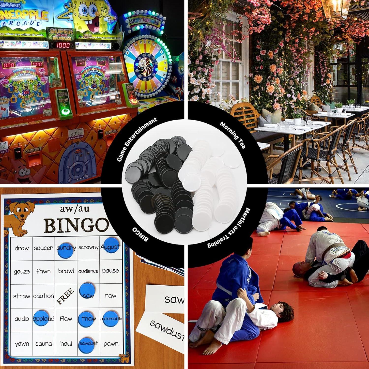 Juego de 100 Fichas de Plástico para Aprendizaje 25 mm