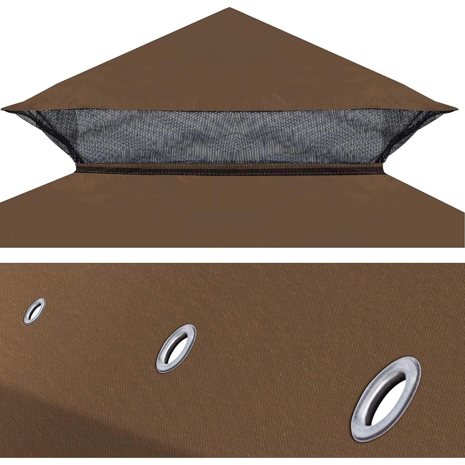 Cubierta de Reemplazo para Gazebo 10x10 YardGrow Marrón