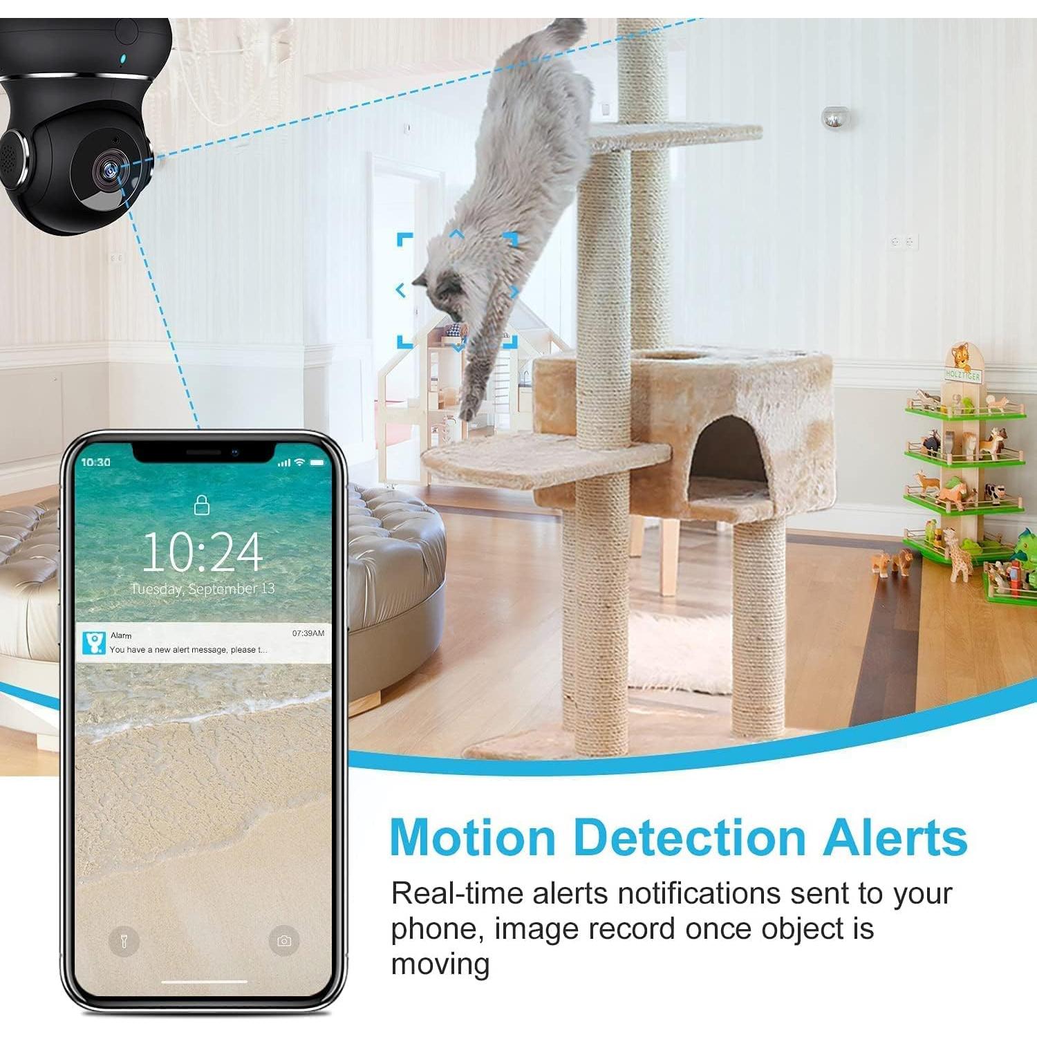 Cámara Interior Little Life 2K 360° con Detección de Movimiento