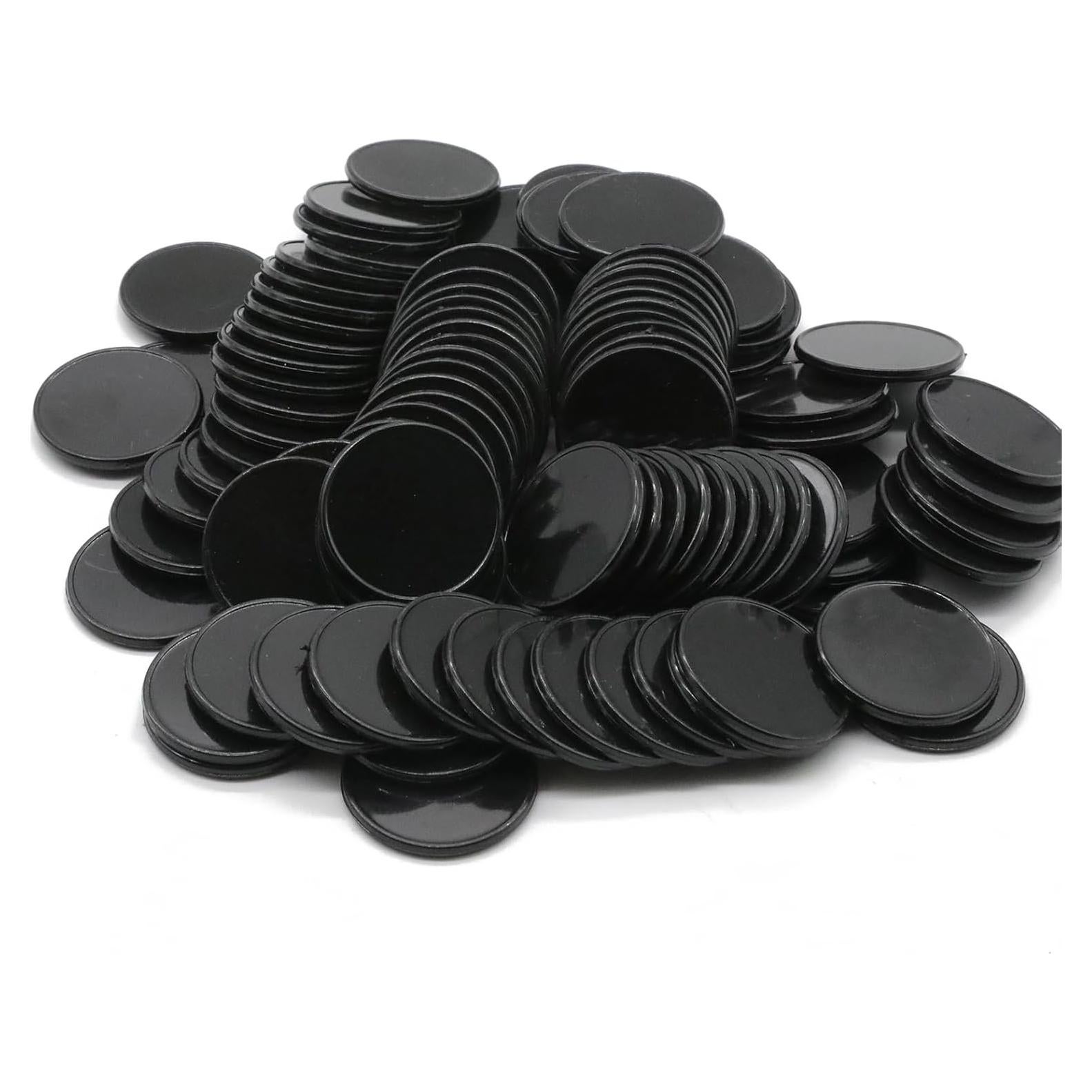 Juego de 100 Fichas de Plástico para Póker con Caja Negra