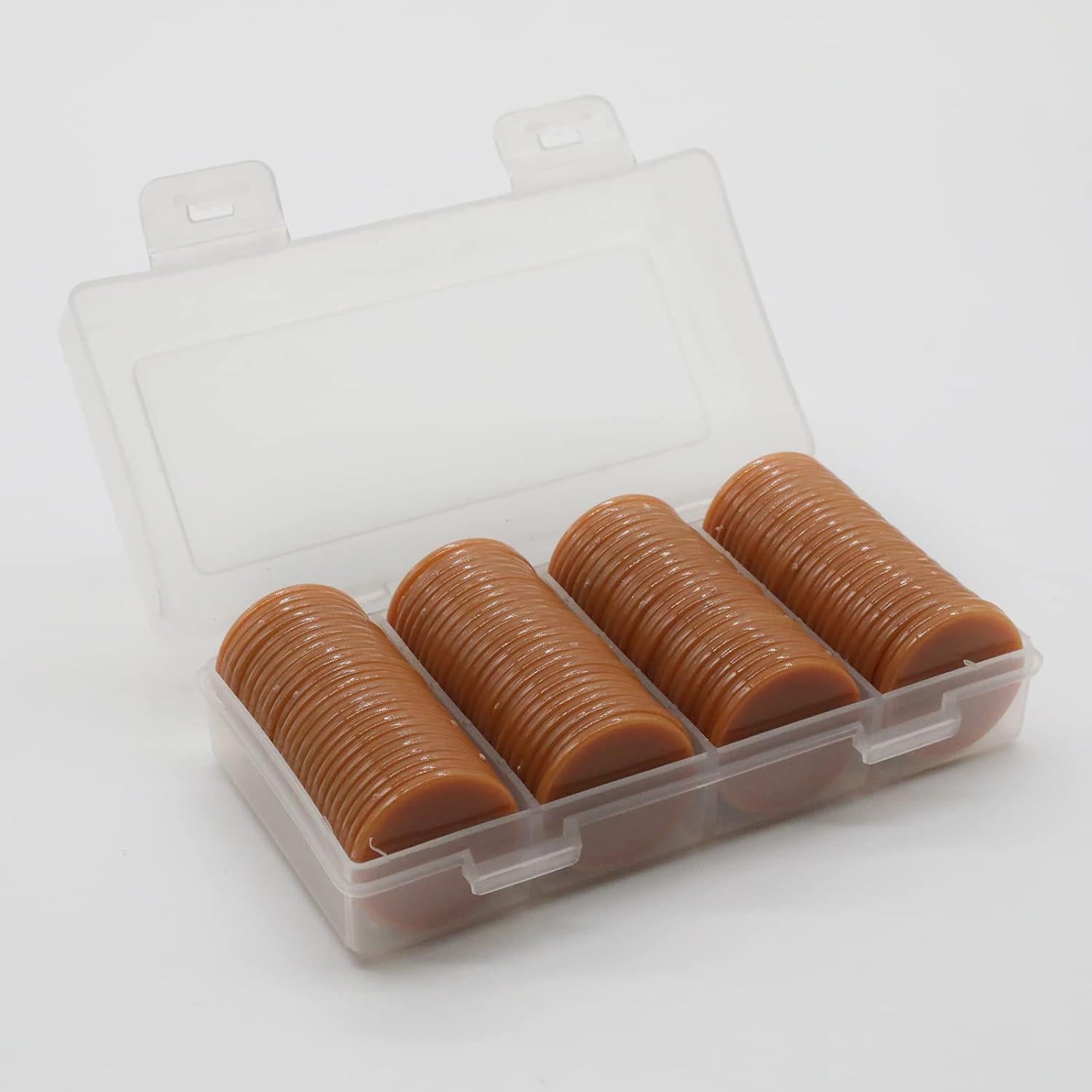 Juego de 100 Fichas de Plástico para Póker Chocolate 25 mm