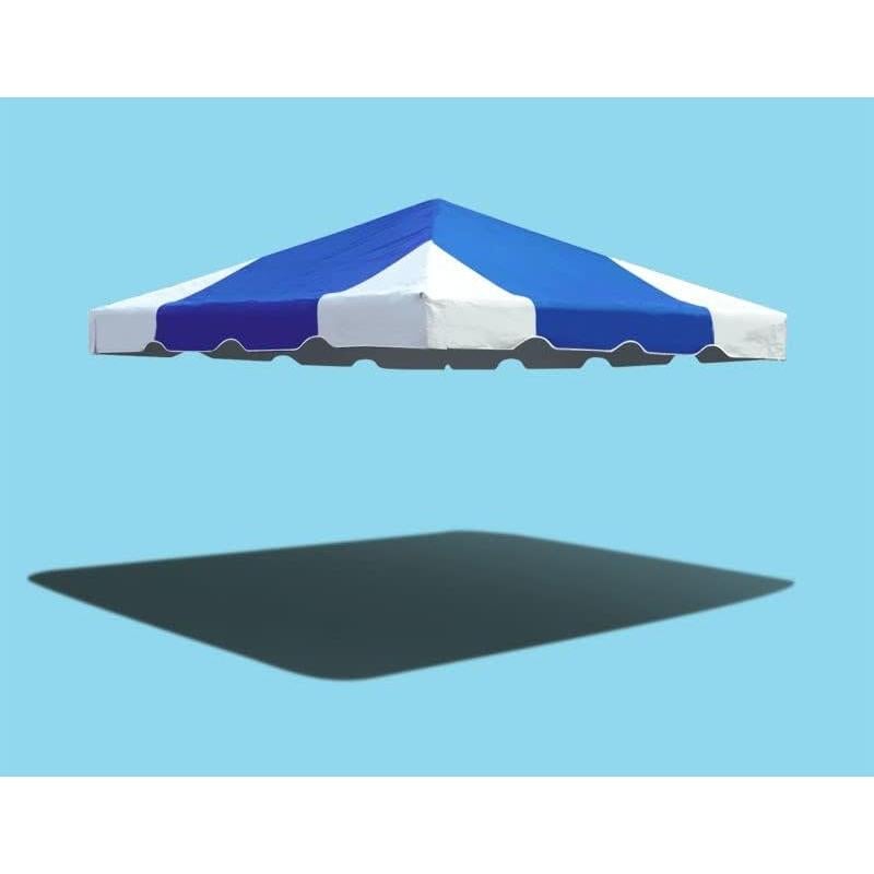 Carpa Superior 10x10 Pies TentandTable Vinilo 16oz Azul/Blanco