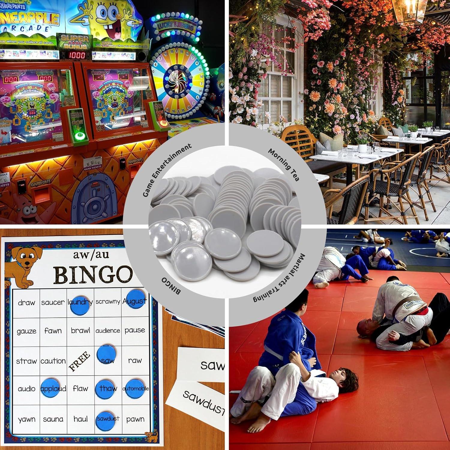 Juego de 100 Fichas de Plástico para Aprendizaje 25 mm