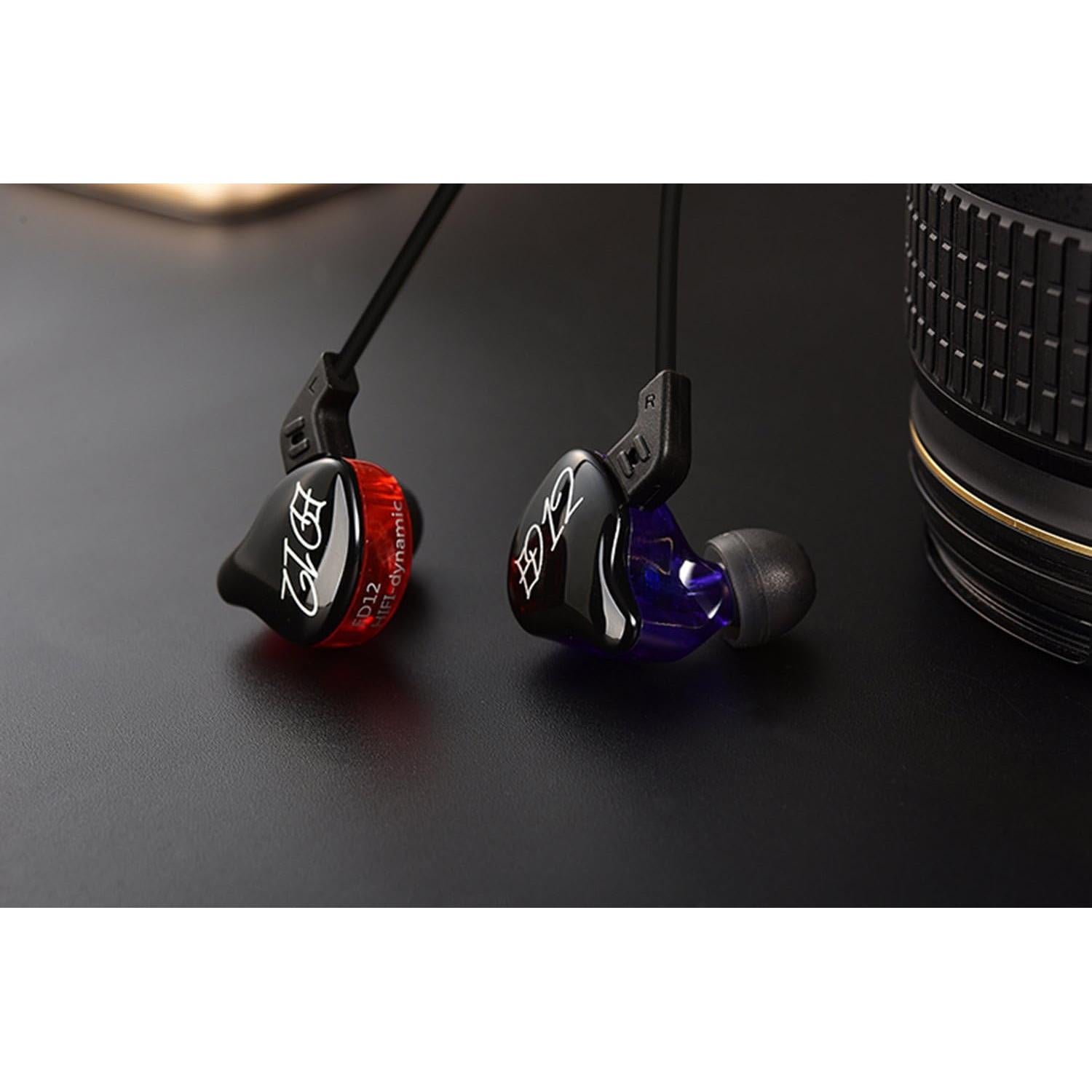 Auriculares in-ear KZ ED12 con conector 3.5mm, negro