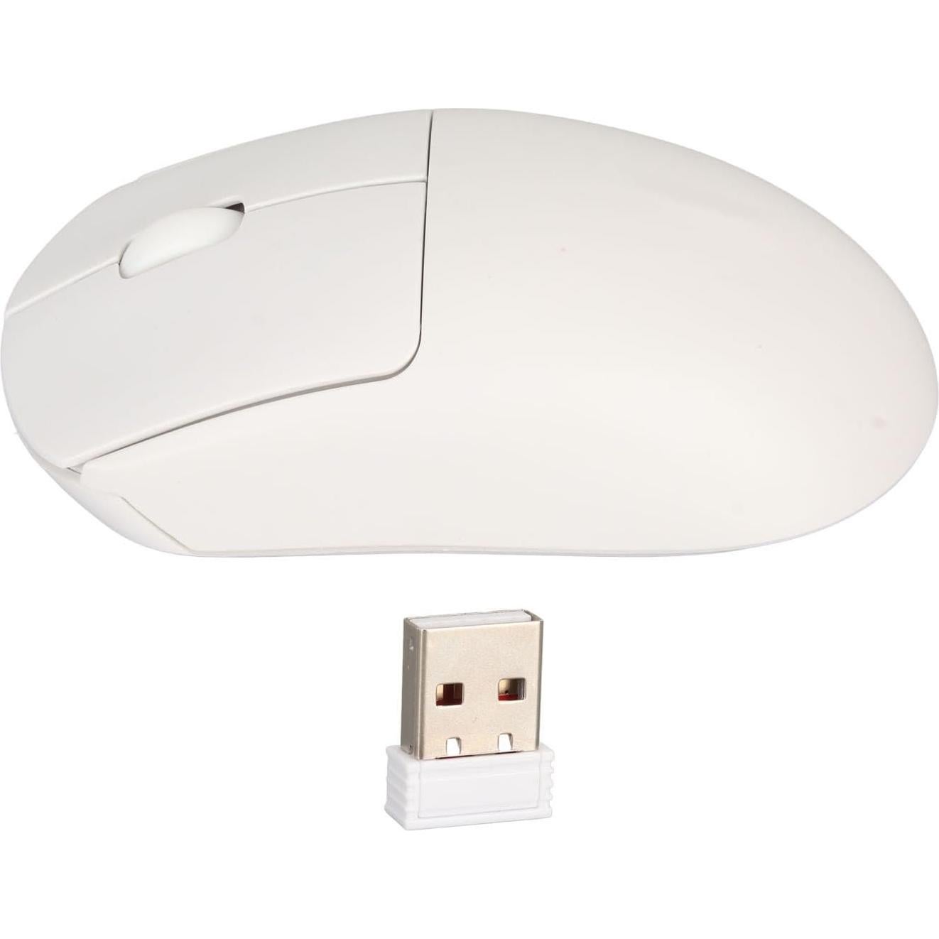 Ratón Gaming Zunate 1200 DPI Inalámbrico Ergonomico Blanco