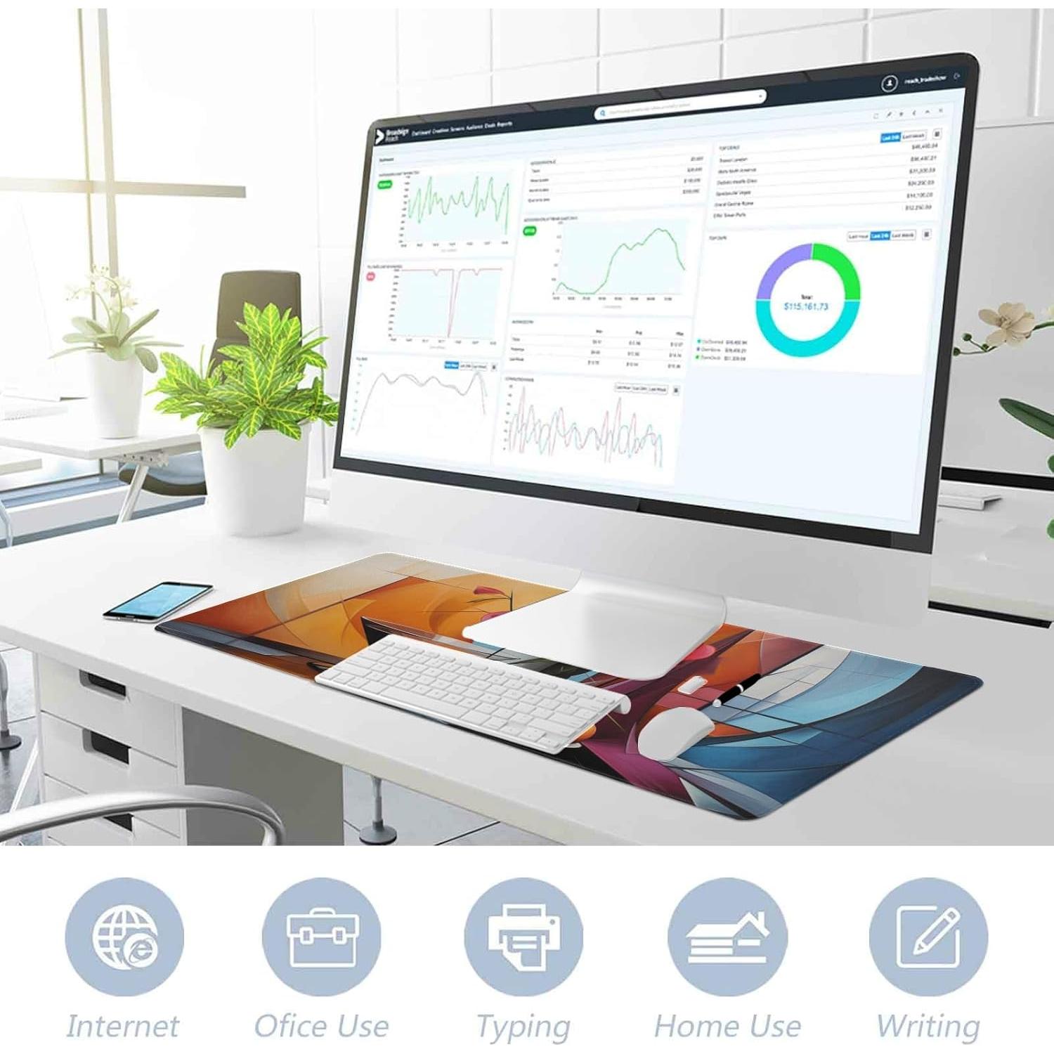 Alfombrilla de Ratón DNOVING Abstracta 88.9 x 40.6 cm Antideslizante