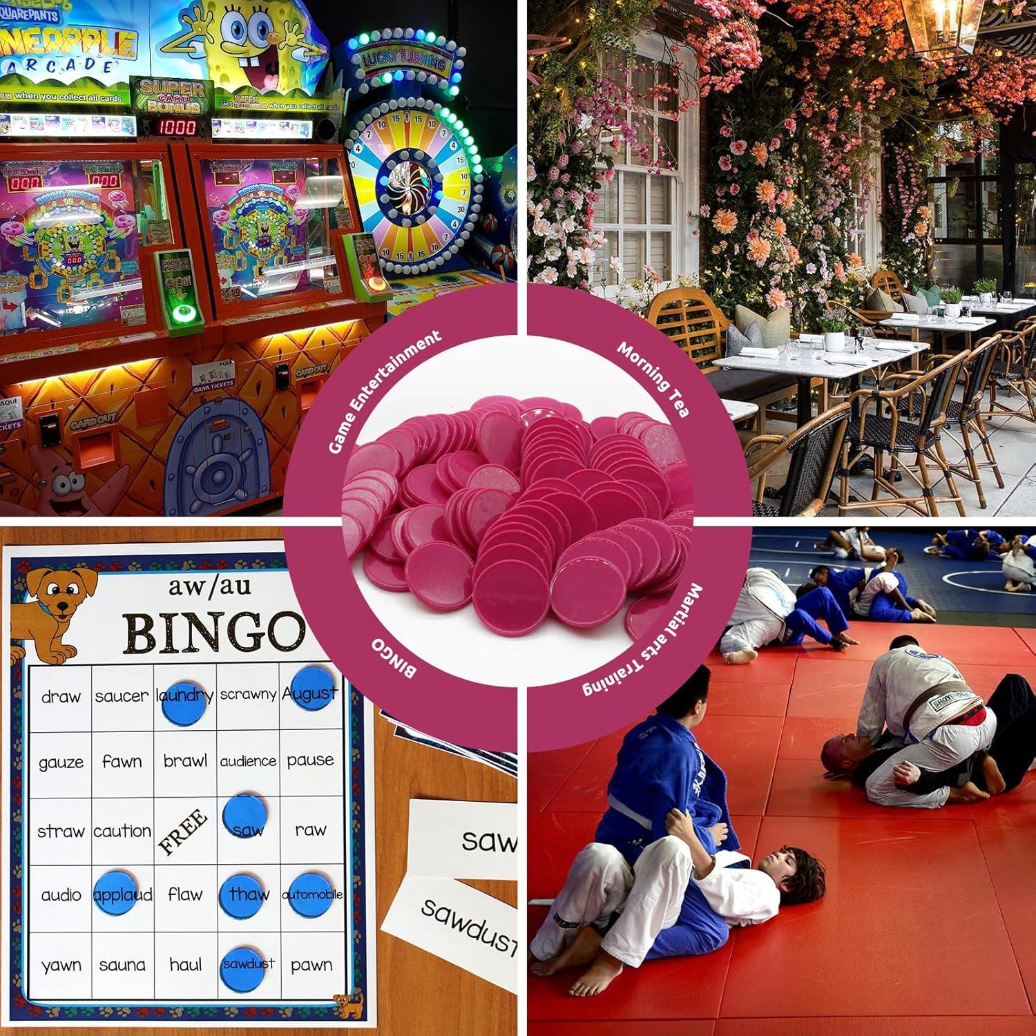 Juego de 100 Fichas de Plástico para Aprendizaje 25 mm