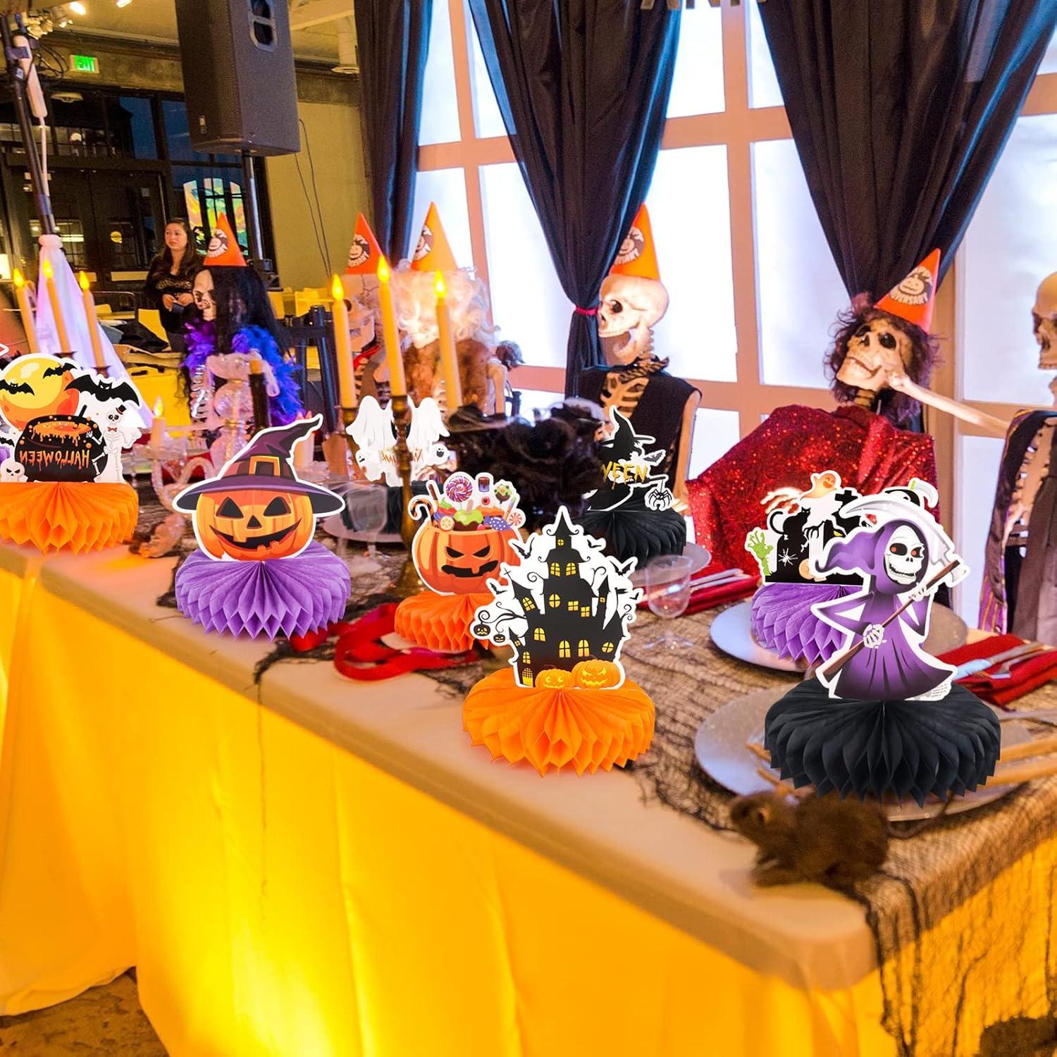 Centro de Mesa Halloween 9 Piezas Waenerec Decoración